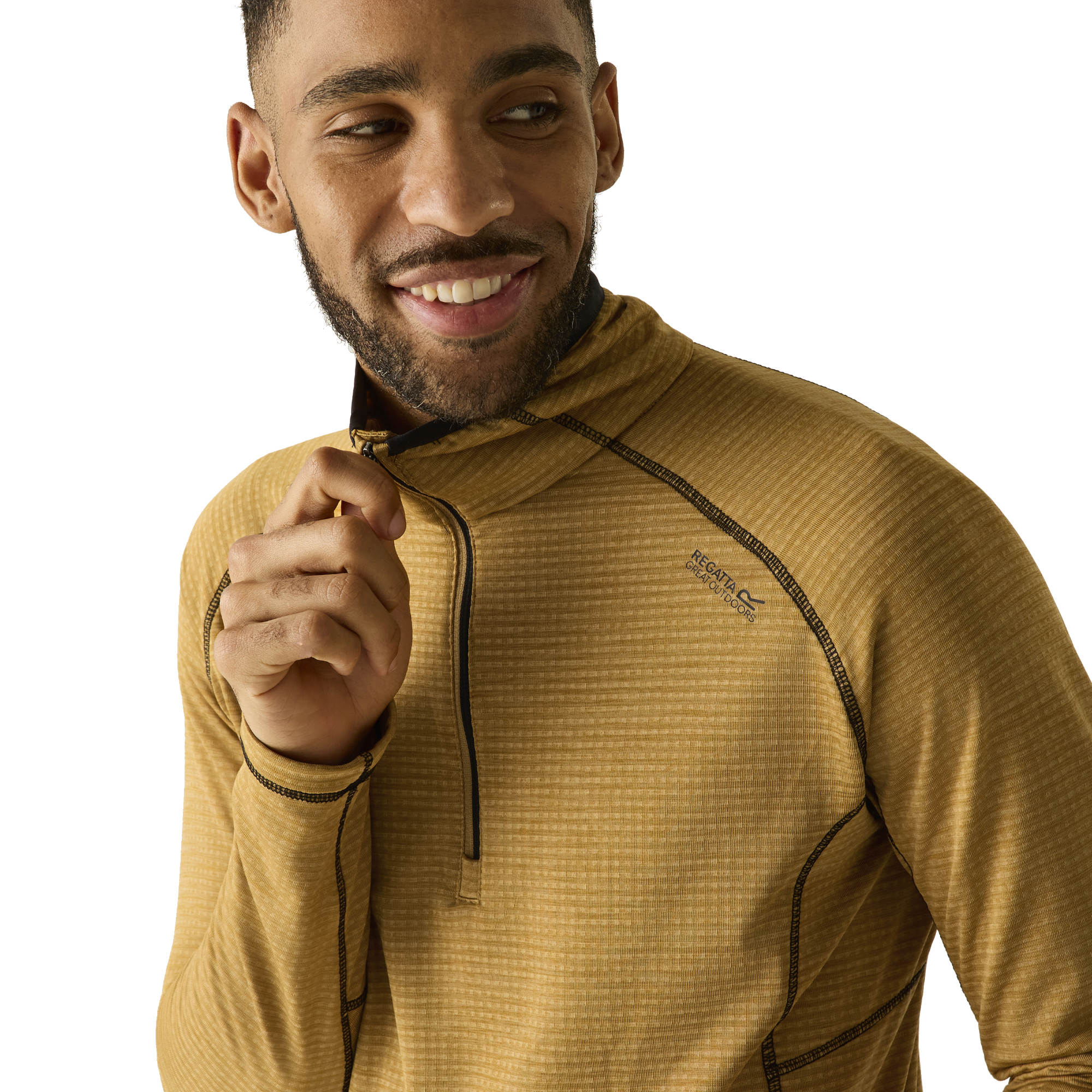Regatta Yonder II Fleece Fahrrad Shirt Herren langarm