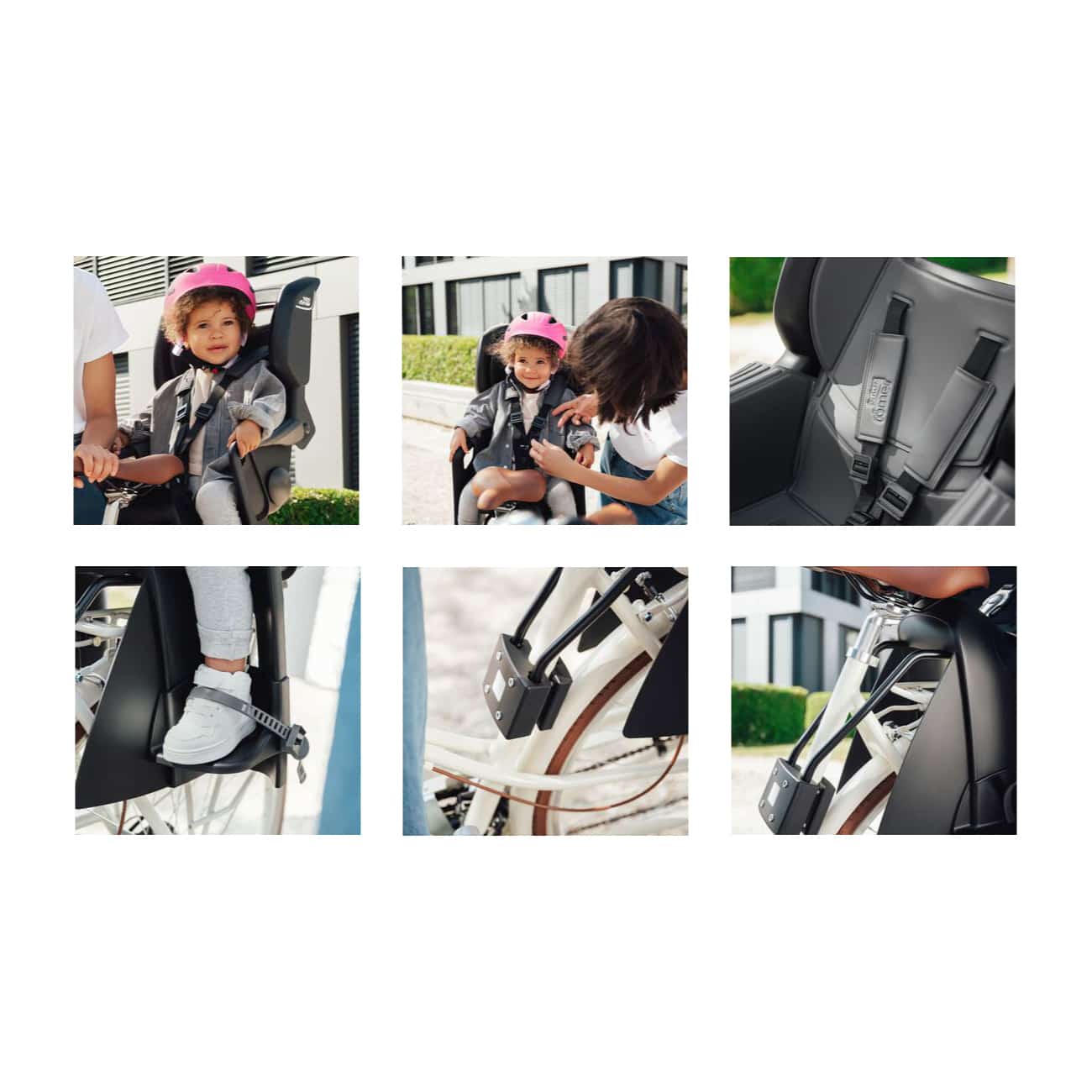 Britax Römer Jockey Pro Fahrradsitz Kinder grau