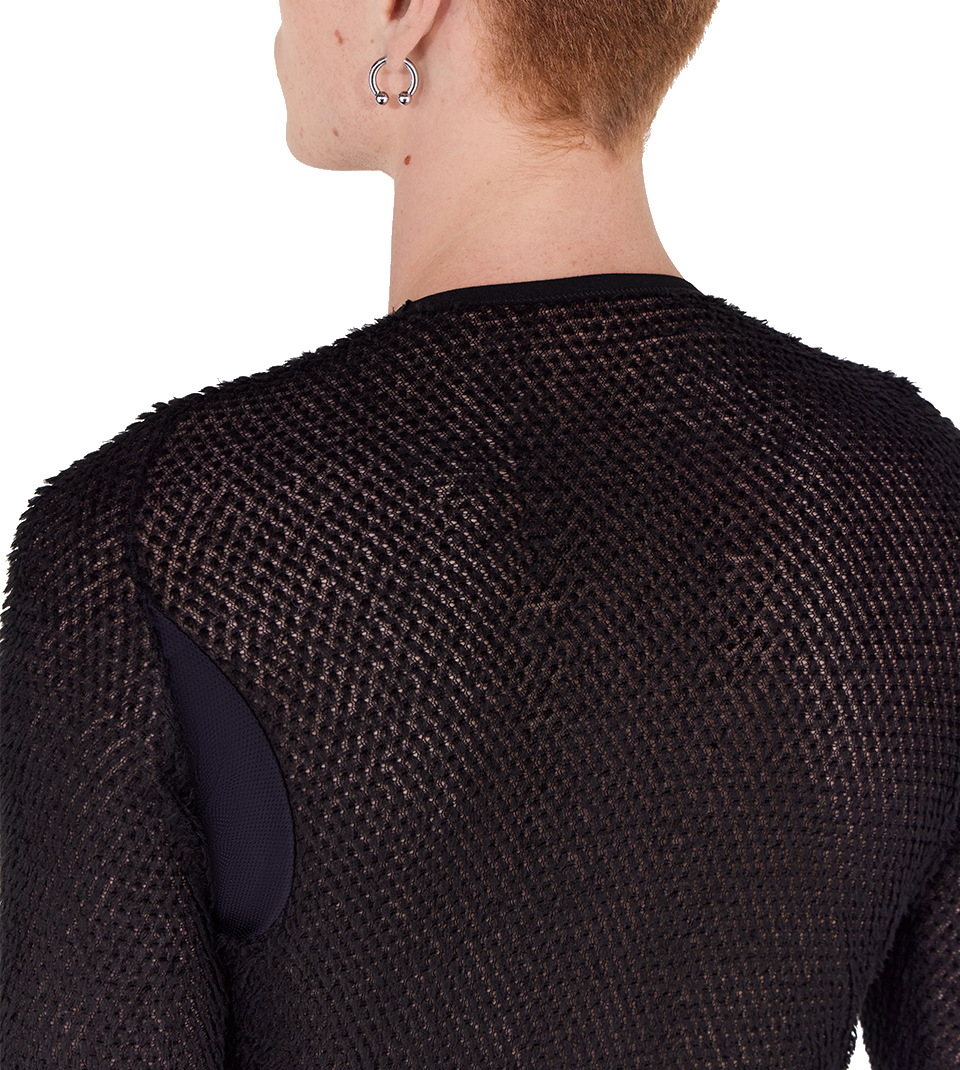 Santini Alpha langarm Fahrrad Unterhemd Herren