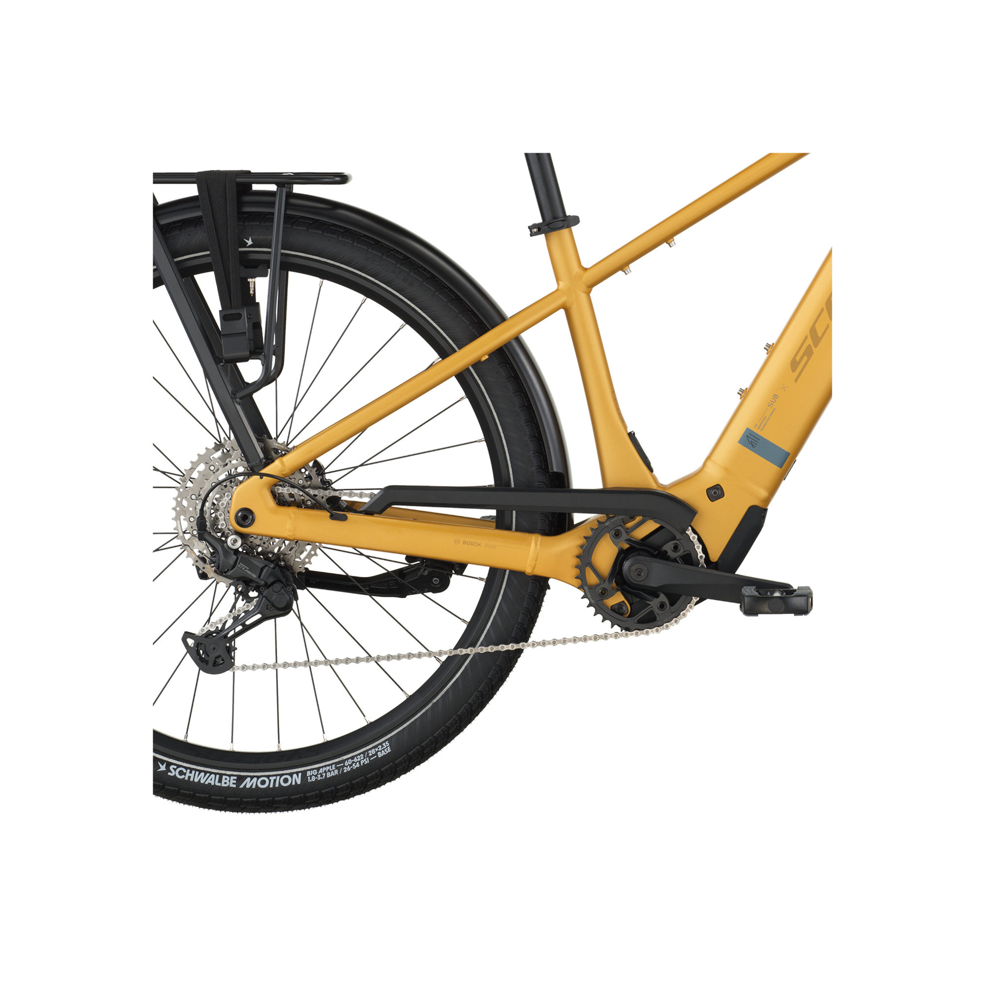 Scott SUB Sport 10 E-Bike Trekkingrad Tiefeinsteiger 29" gold