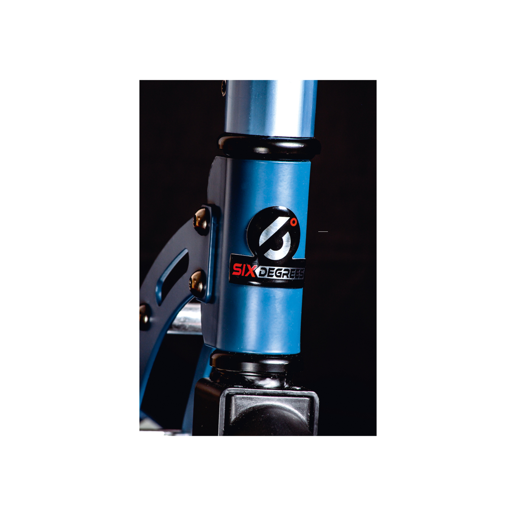 SixDegrees Aluminium Scooter 205 mm blau