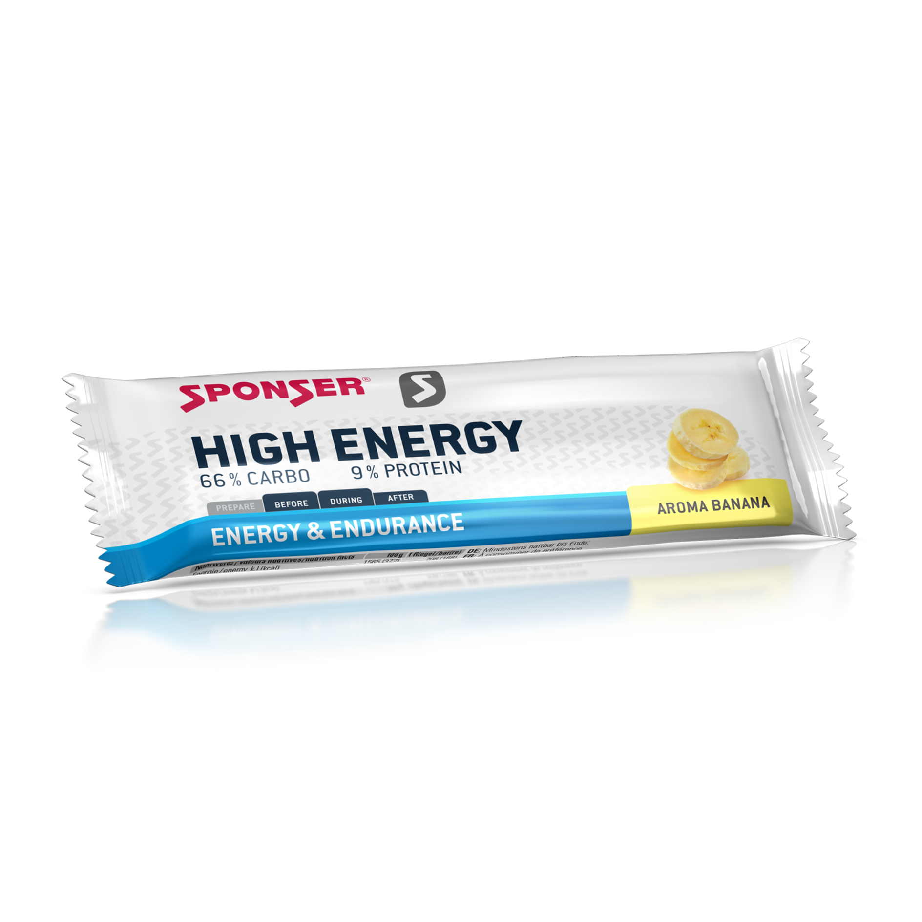 Sponser High Energy Bar Energieriegel Box (30 x 45 g)