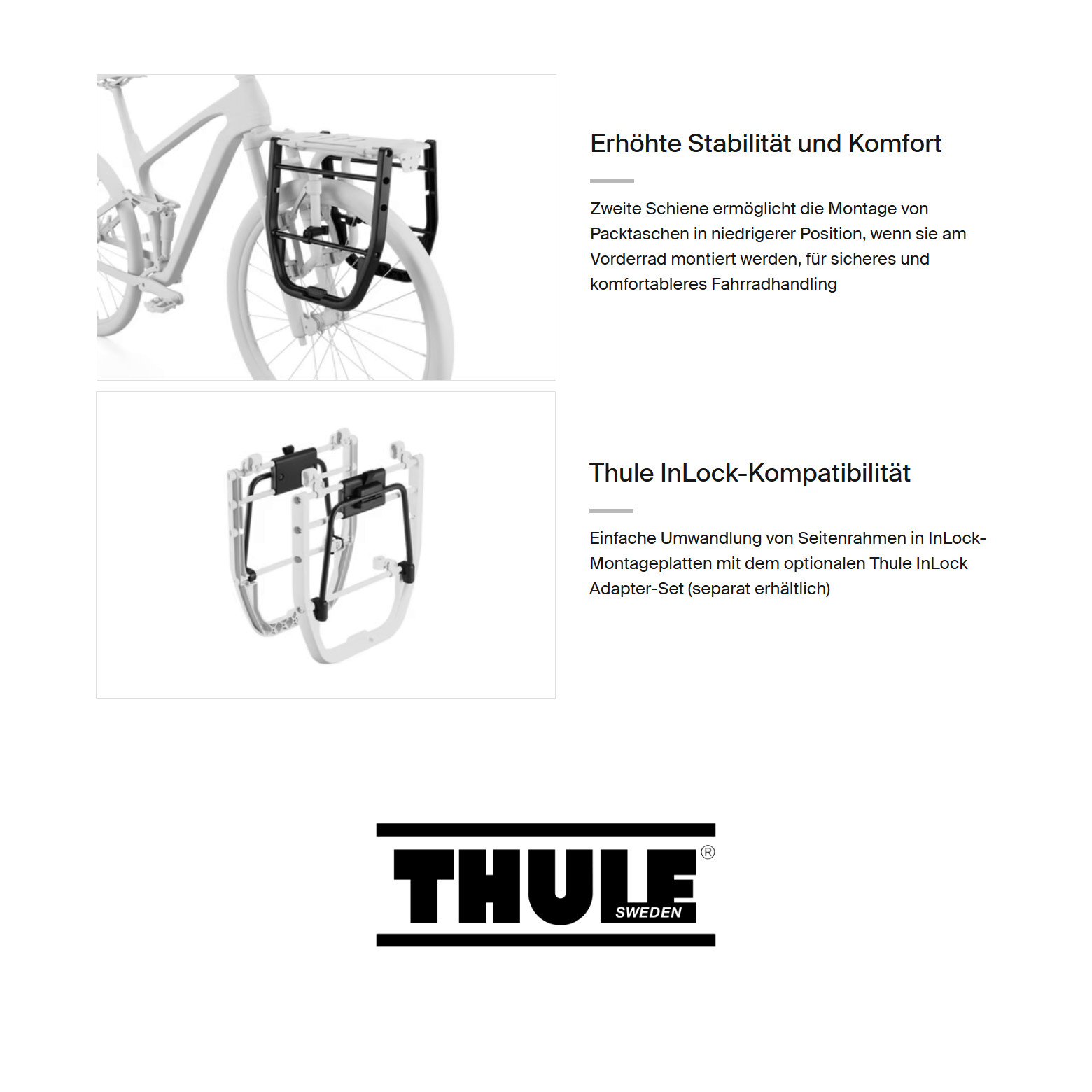 Thule side frames set Seitenrahmen Thule Tour Rack