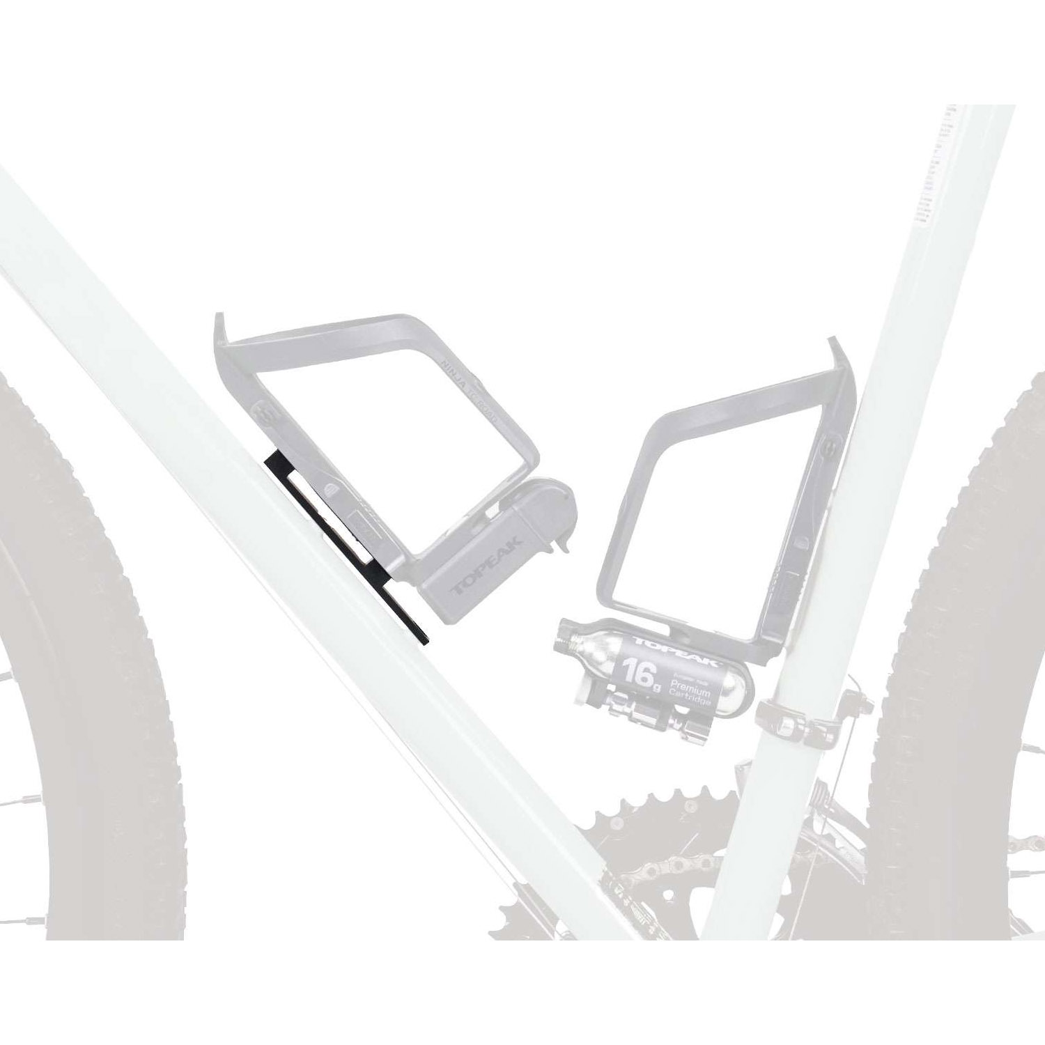 Topeak Alt-Position Cage Mounts Flaschenhalter-Adapter