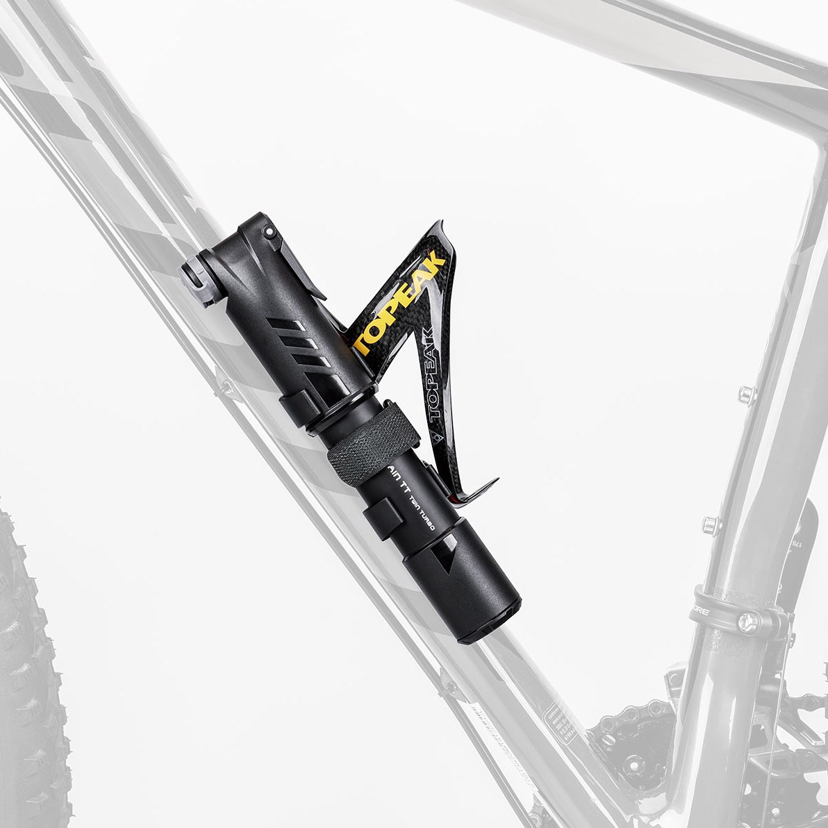 Topeak Mountain TT Twin Turbo Fahrrad-Handpumpe