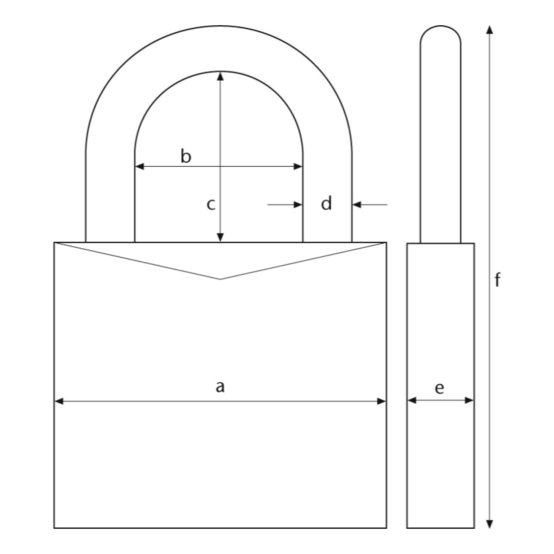 Abus 147TSA/30 B Kofferschloss