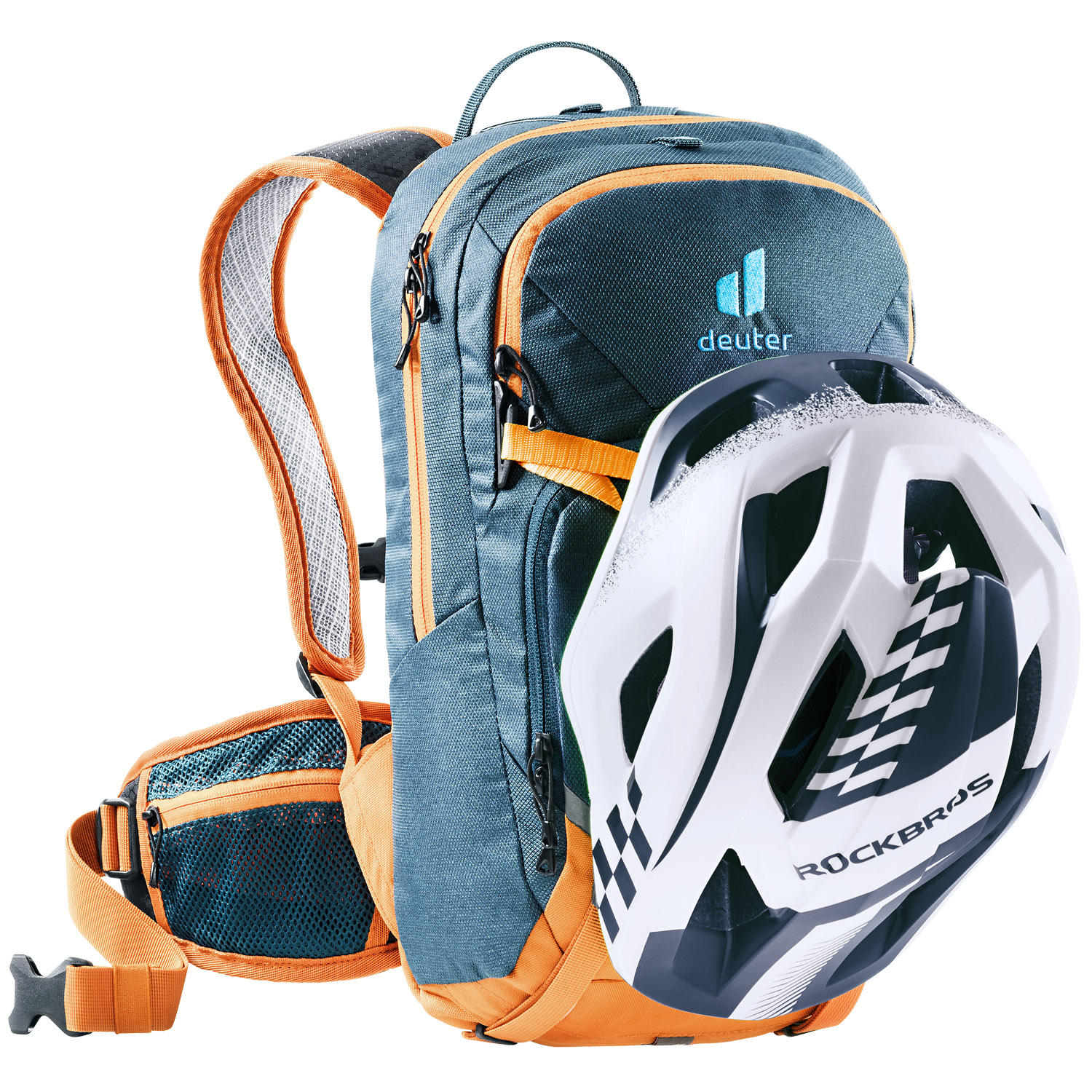 Deuter Attack 8 Junior Protektor-Rucksack arctic-mandarine