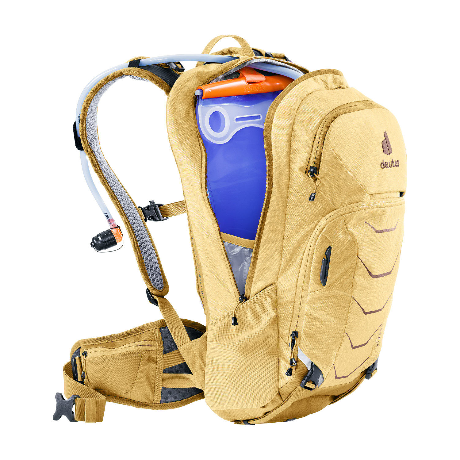 Deuter Attack Enduro 16 Protektor-Rucksack dune-savanna