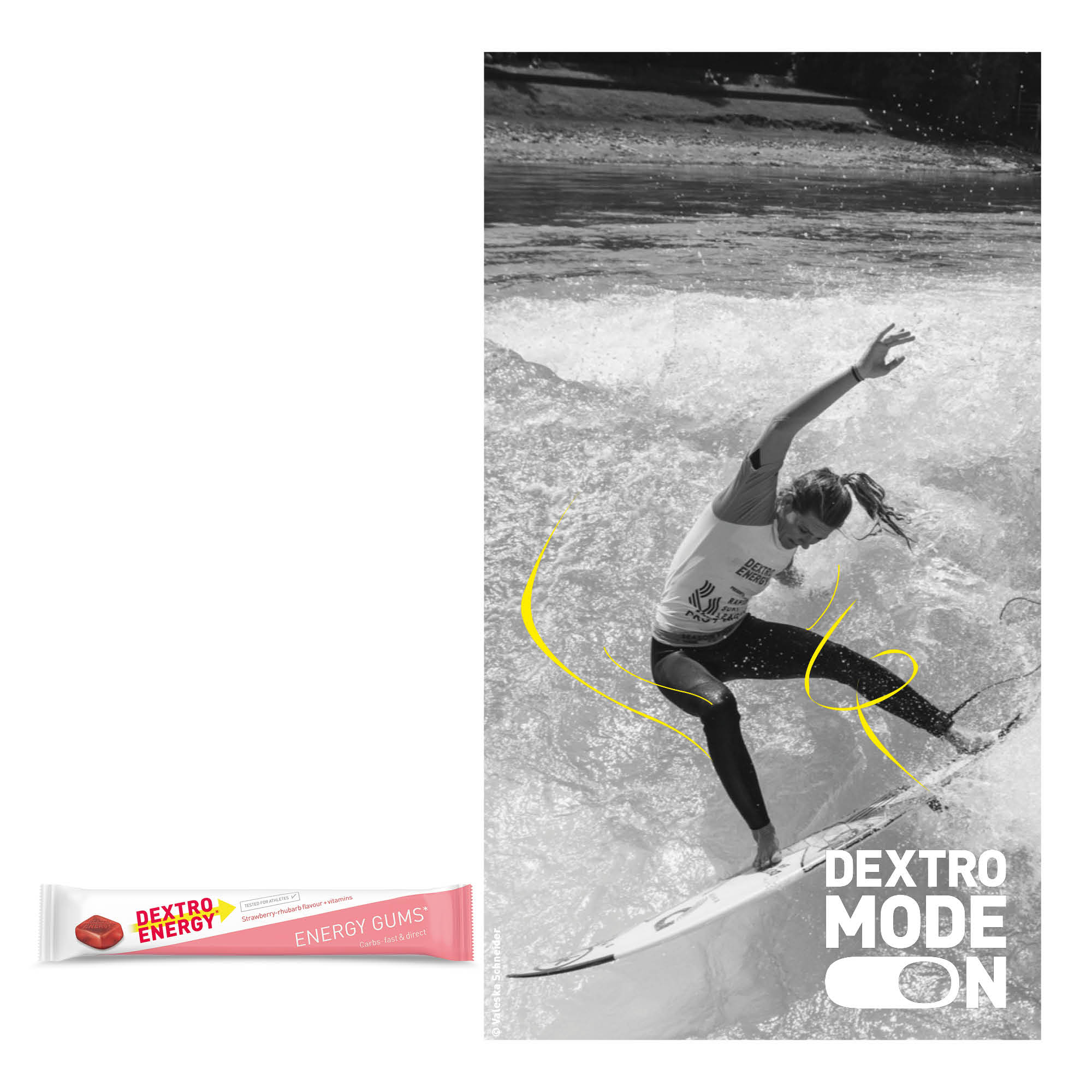 Dextro Energy* Gums Fruchtgummi Box (8 x 45 g)