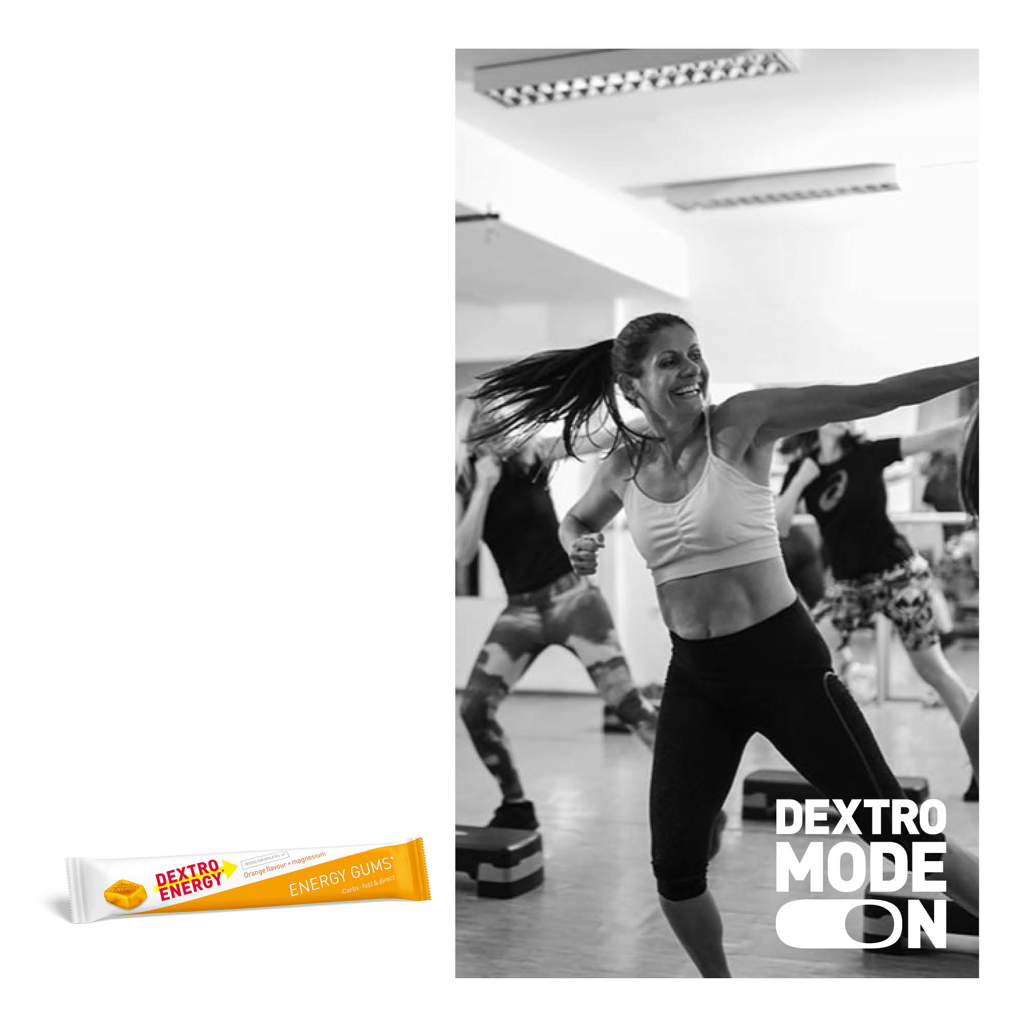 Dextro Energy* Gums Fruchtgummi (45 g)