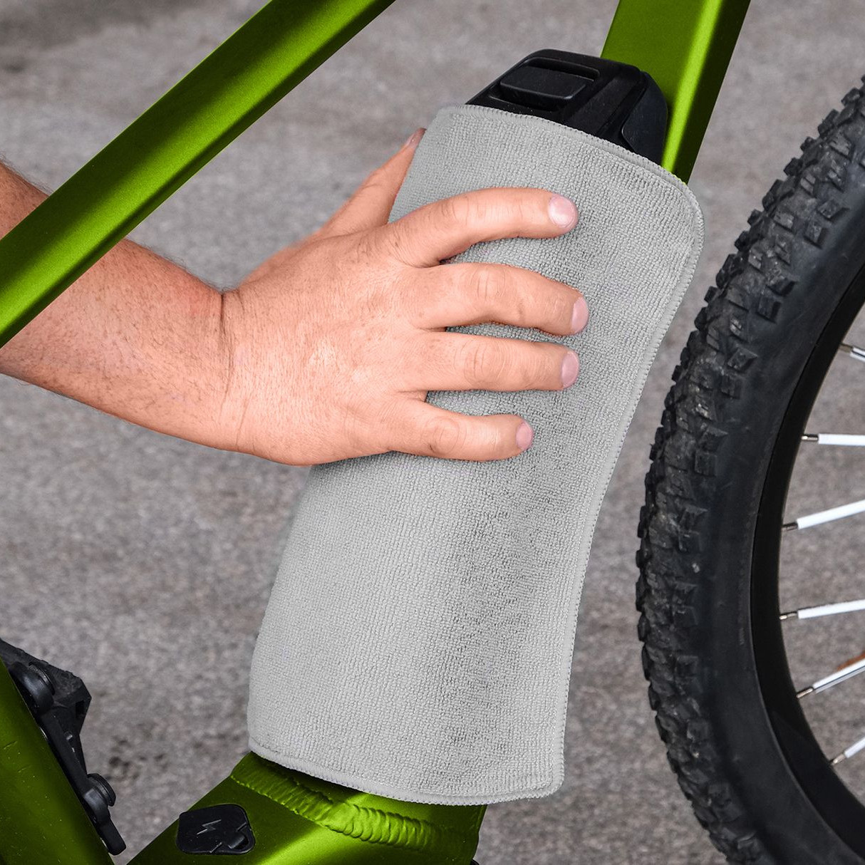 Eufab 10-teiliges Fahrrad Pflegeset mit Koffer