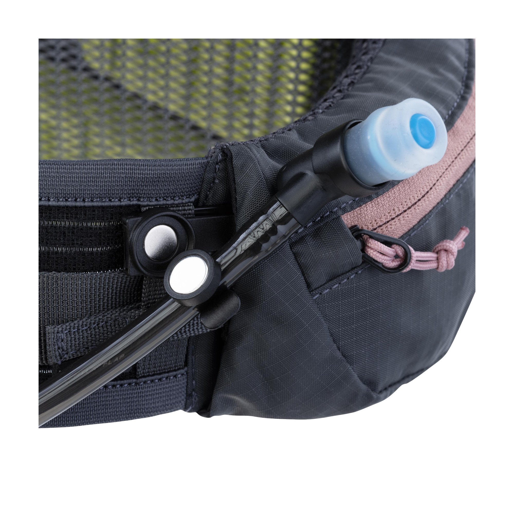 Evoc Hip Pack Pro 3 Gürteltasche Fahrrad grau/pink inkl. 1,5 l Trinkblase