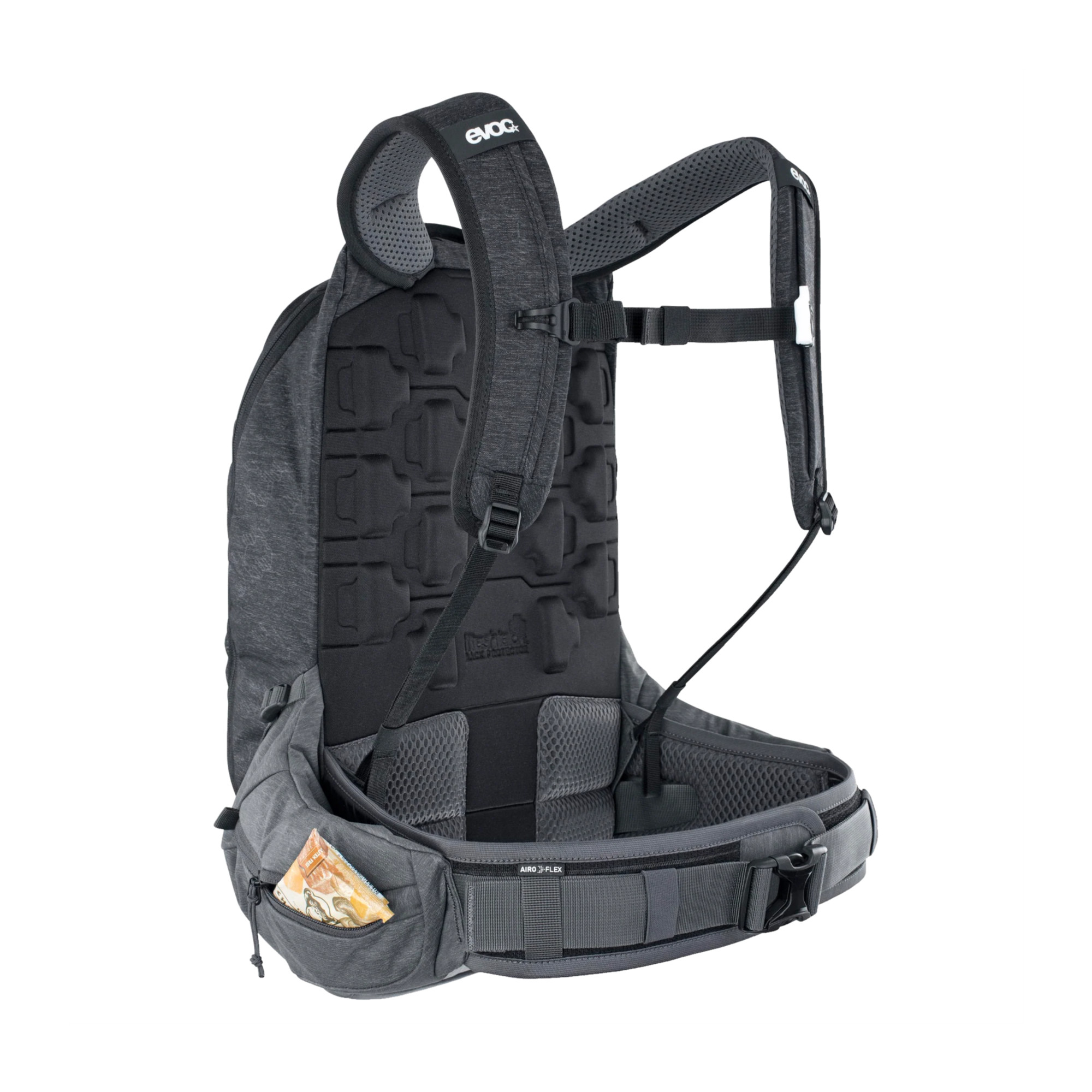 Evoc Trail Pro 16 Protektorrucksack schwarz-grau (S/M)