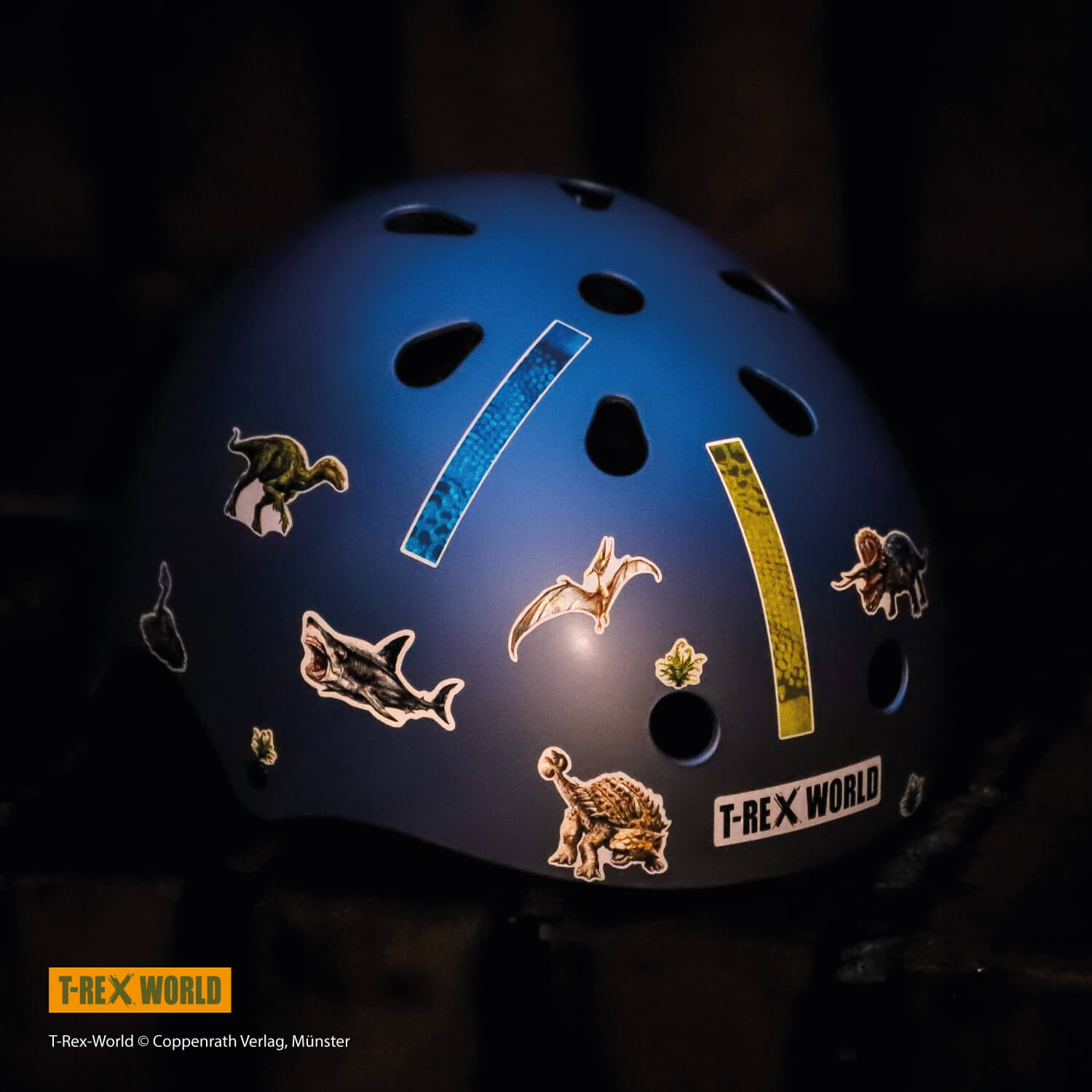 Farbviereck Fahrradaufkleber Reflex T-Rex-World