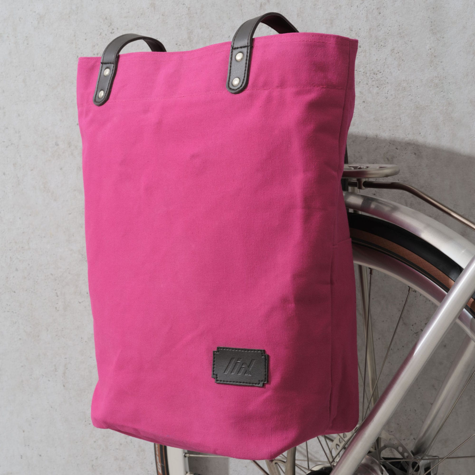 Liix Organic Canvas Fahrradtasche und Zusatztasche
