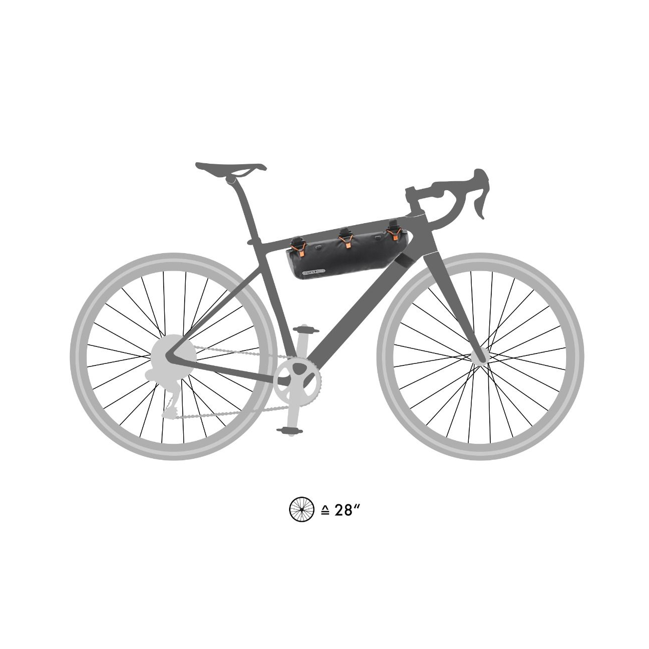 Ortlieb Frame-Pack RC 3 Toptube 3 l Rahmentasche schwarz