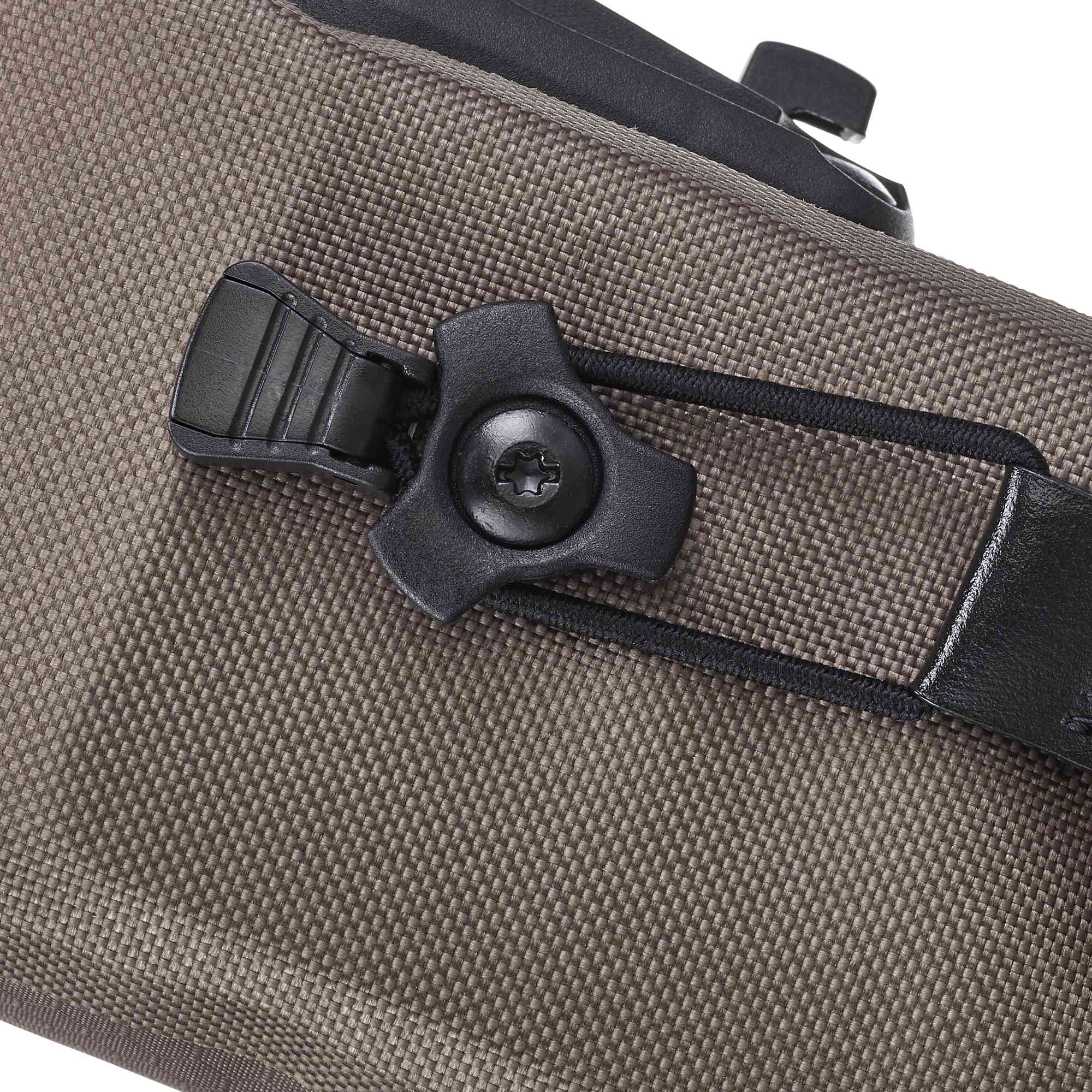 Ortlieb Micro-Bag 0,8 l Satteltasche Fahrrad braun