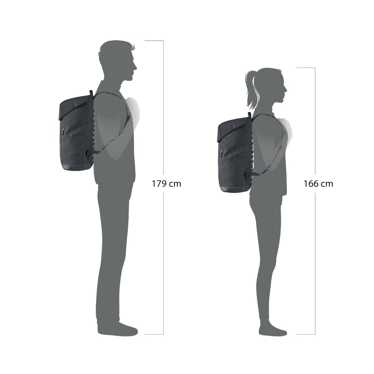 Ortlieb Soulo 25 L Rucksack hellgrau