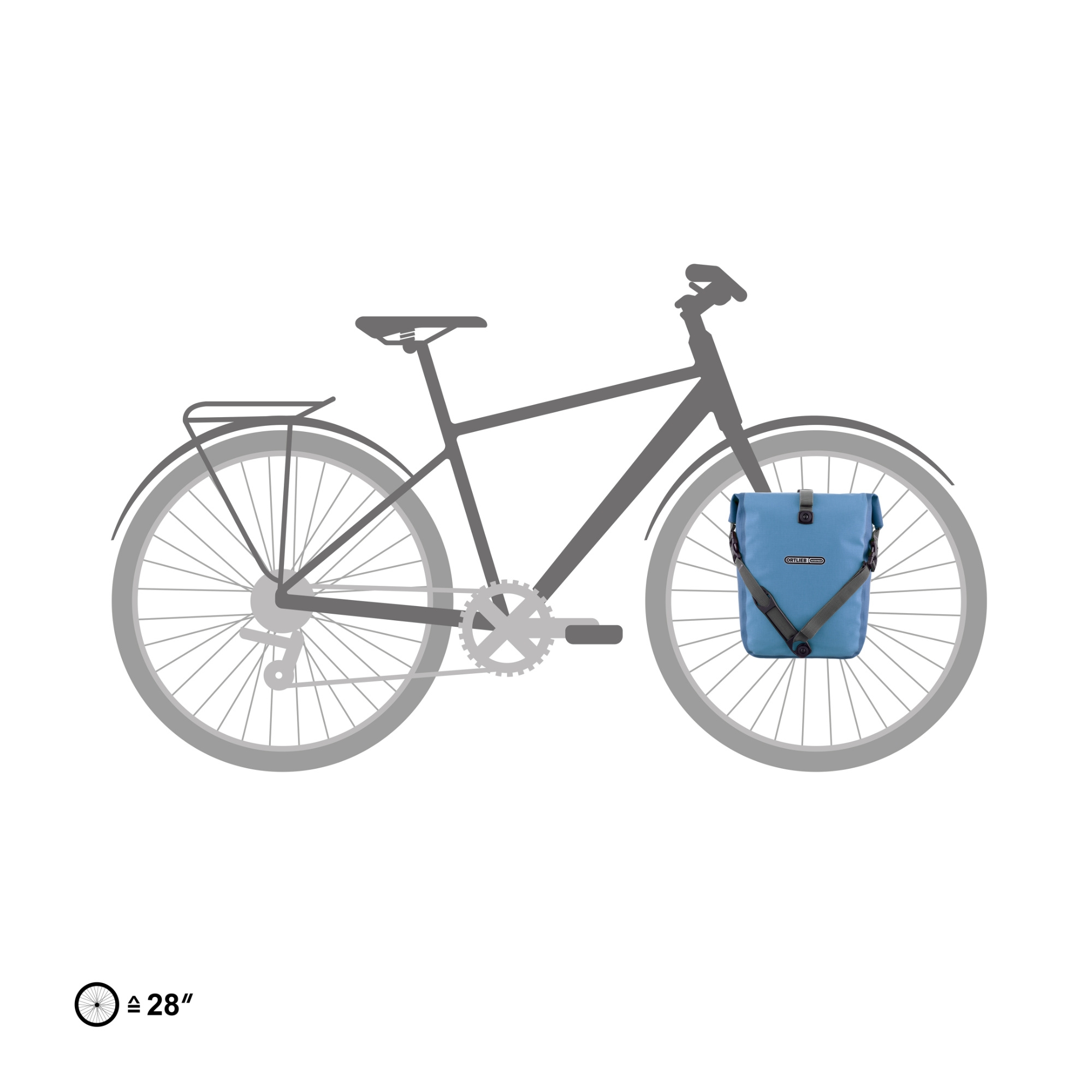 Ortlieb Sport-Roller Plus Fahrradtasche blau