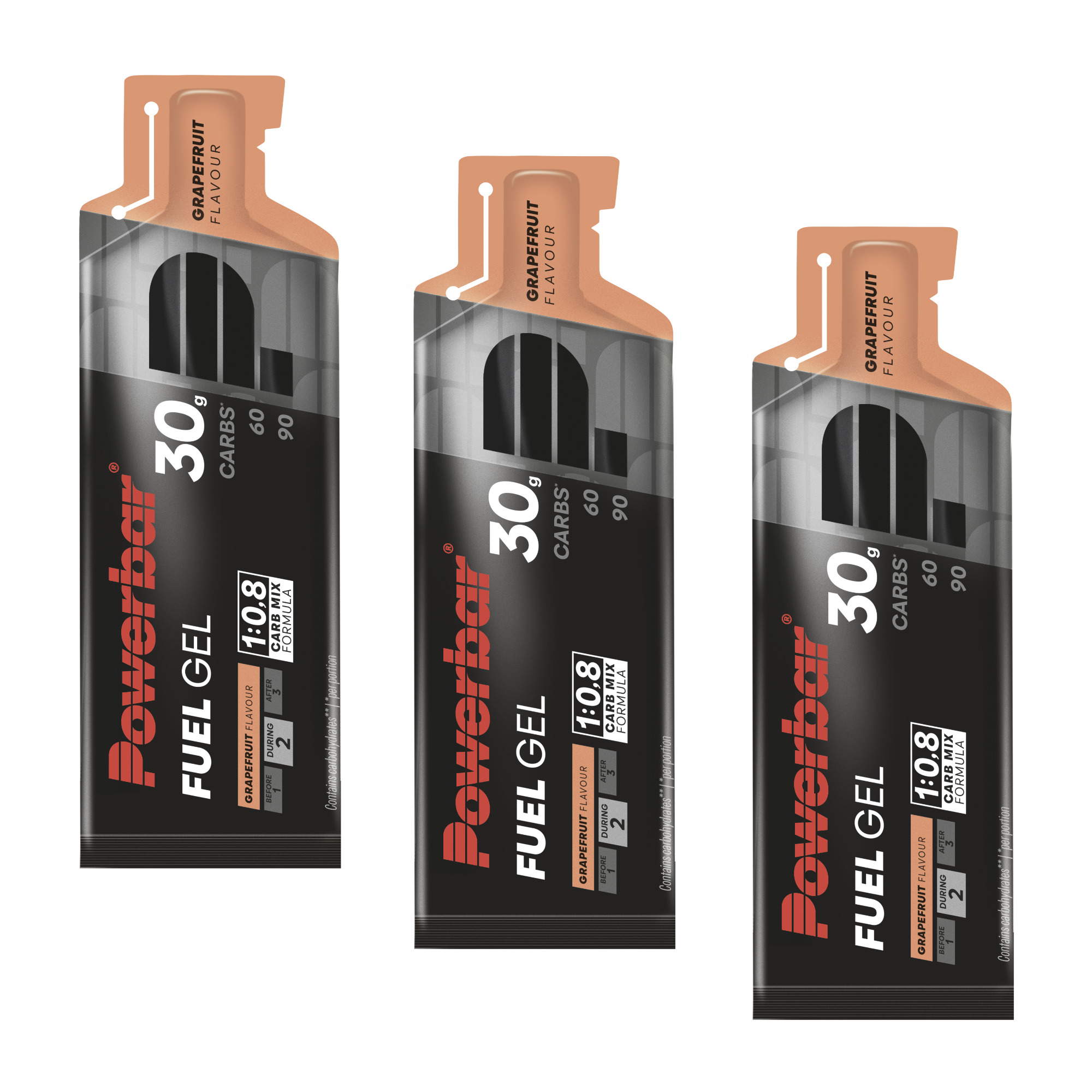 Powerbar Black Line Fuel Gel 30 Energy-Gel 3er-Set (3x50 ml)