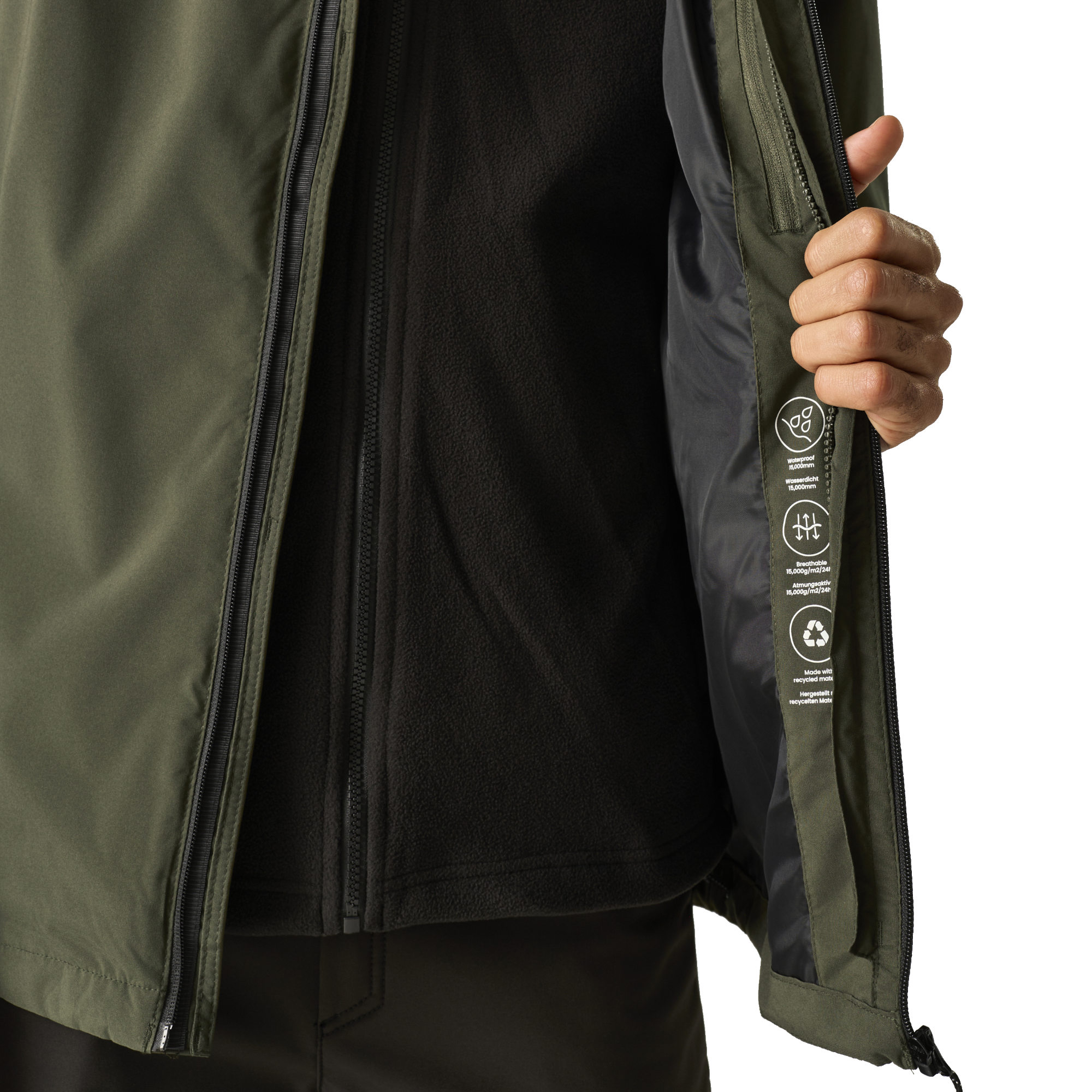 Regatta Coriver 3-in-1 Fahrrad Winterjacke Herren