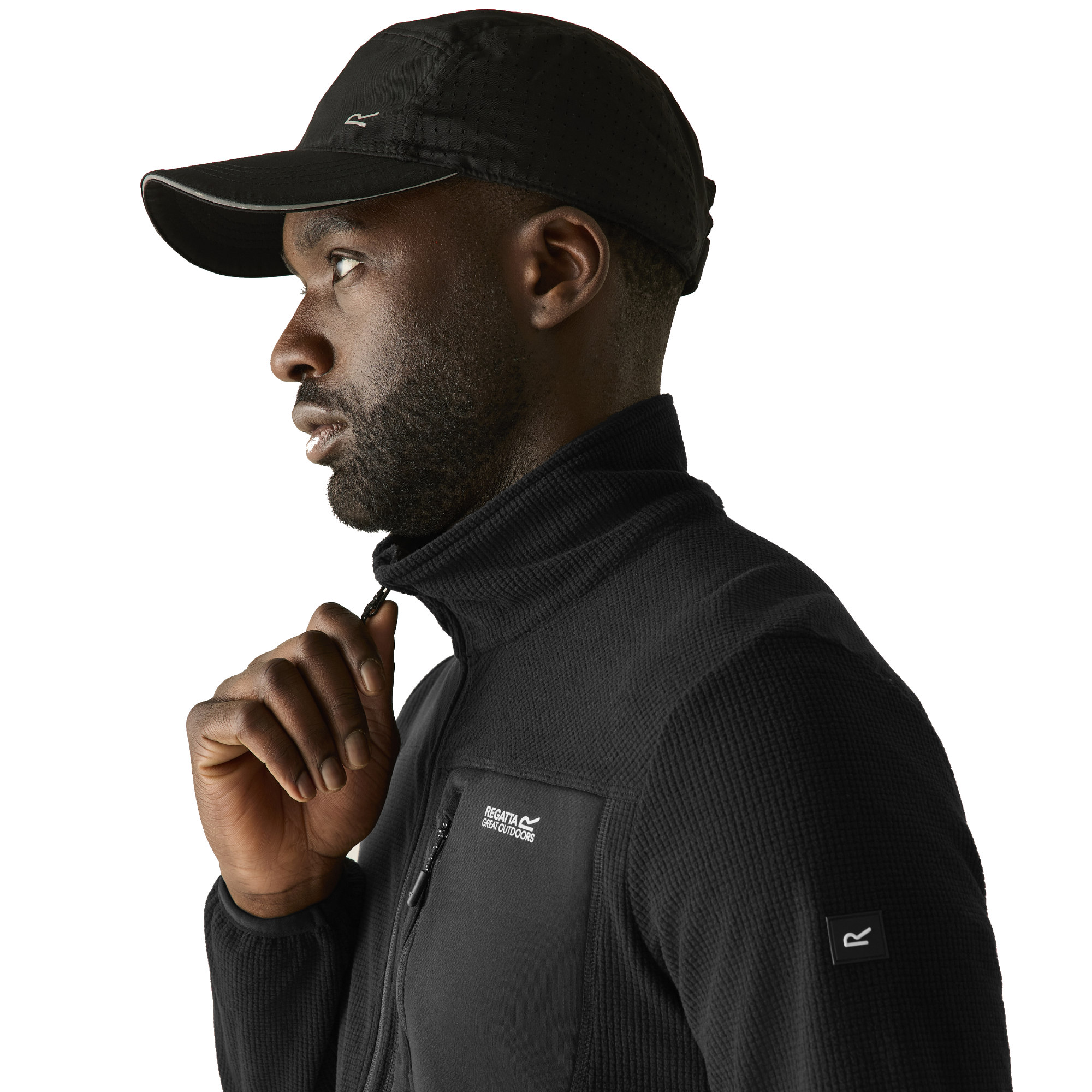 Regatta Eadle Fleece Fahrradshirt Herren langarm