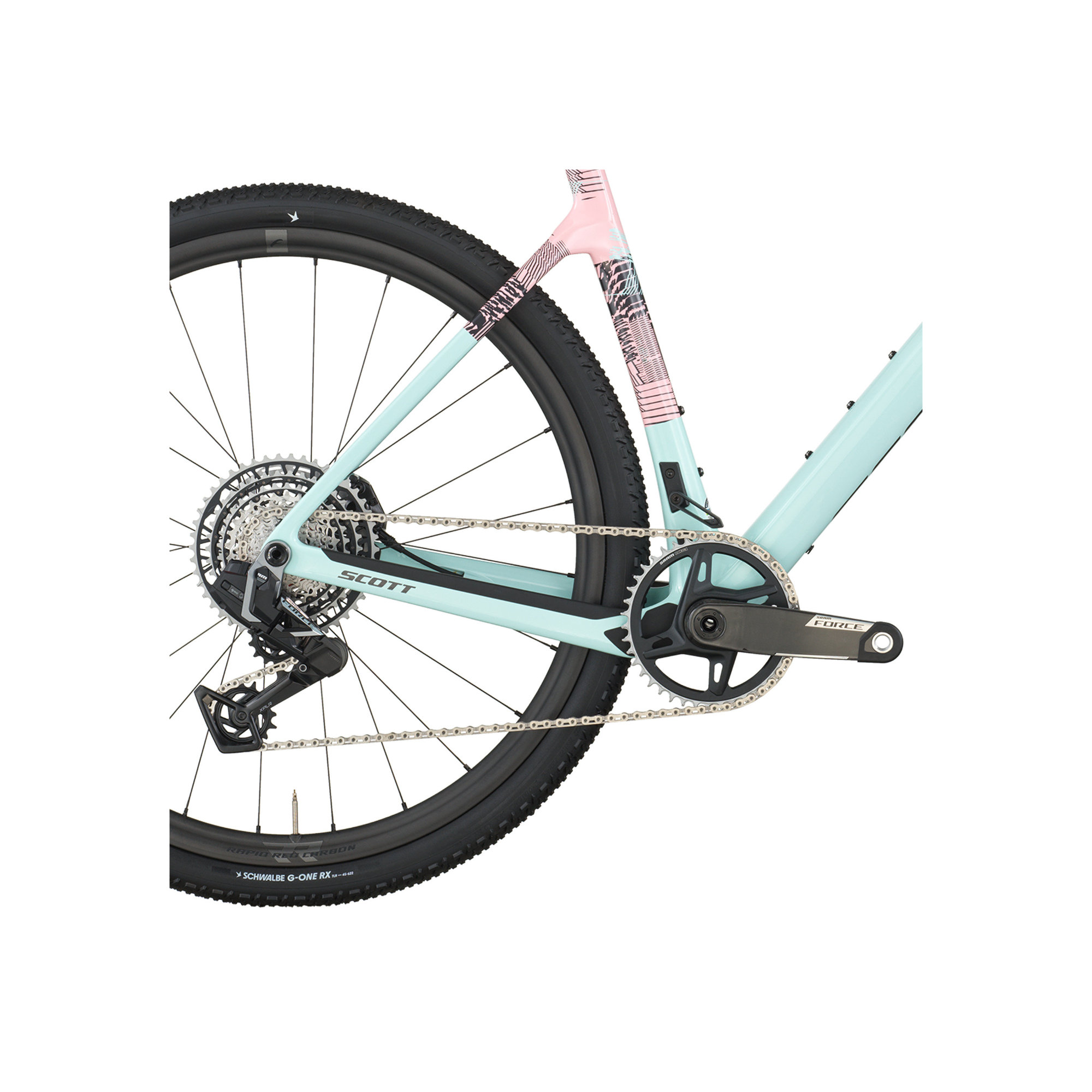 Scott Addict Gravel 10 Gravel Bike 28" türkis