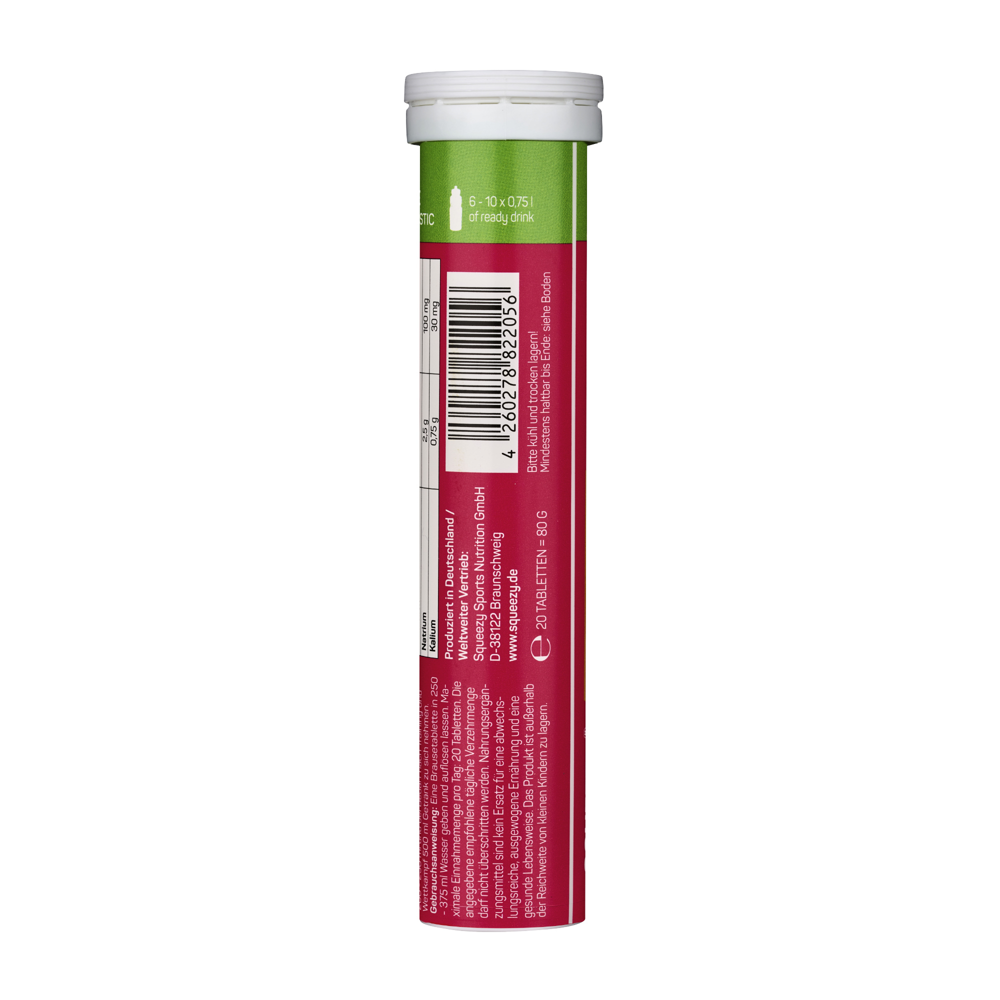 Squeezy Endurance Electrolytes Elektrolyte Tabletten (80 g)
