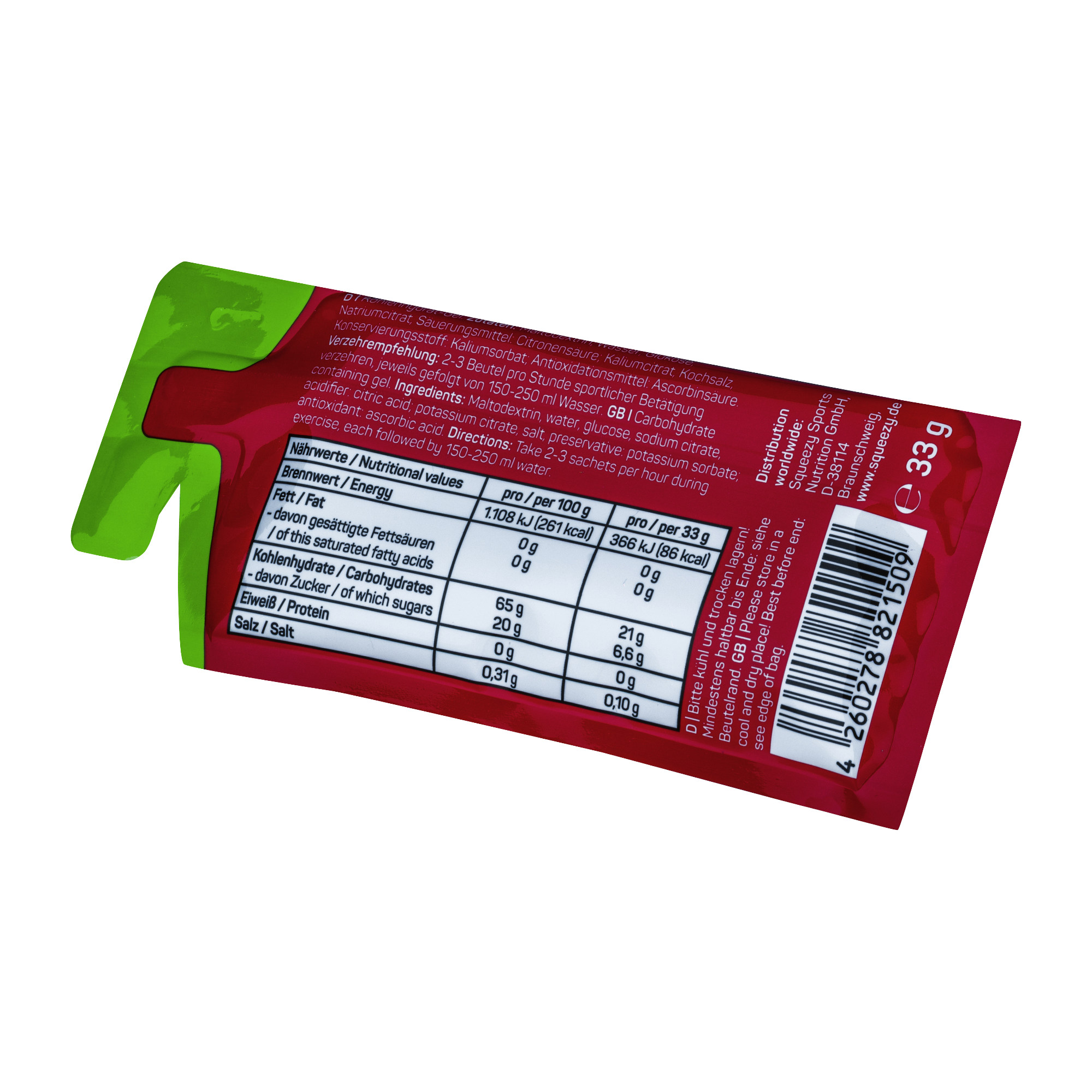 Squeezy Energy Gel vegan (30/33 g)