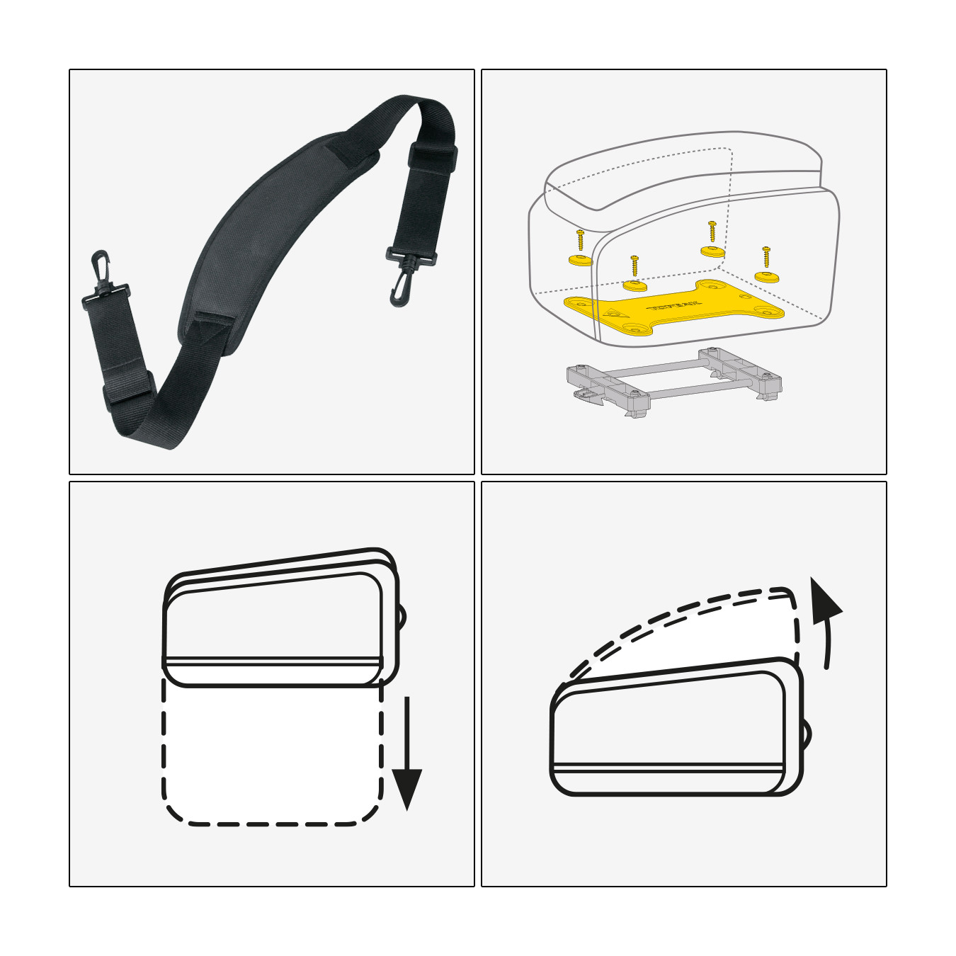 Topeak MTM Trunkbag DXP ausklappbare Gepäckträgertasche
