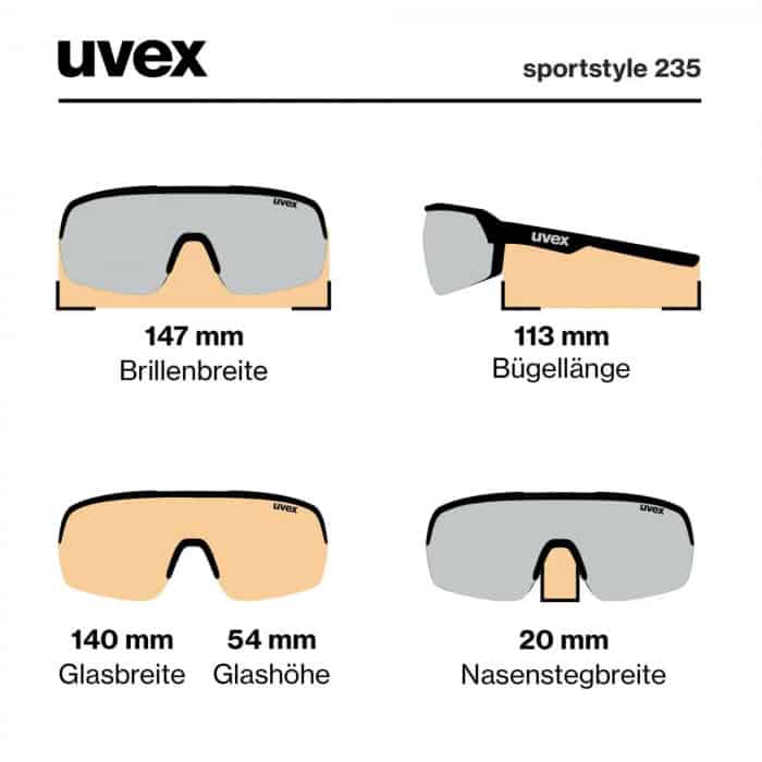 UVEX Sportstyle 235 Fahrradbrille
