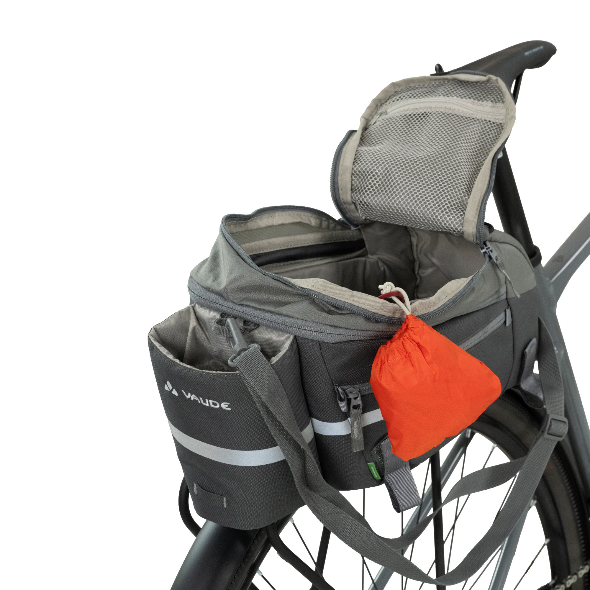 Vaude Silkroad L Gepäckträgertasche grau