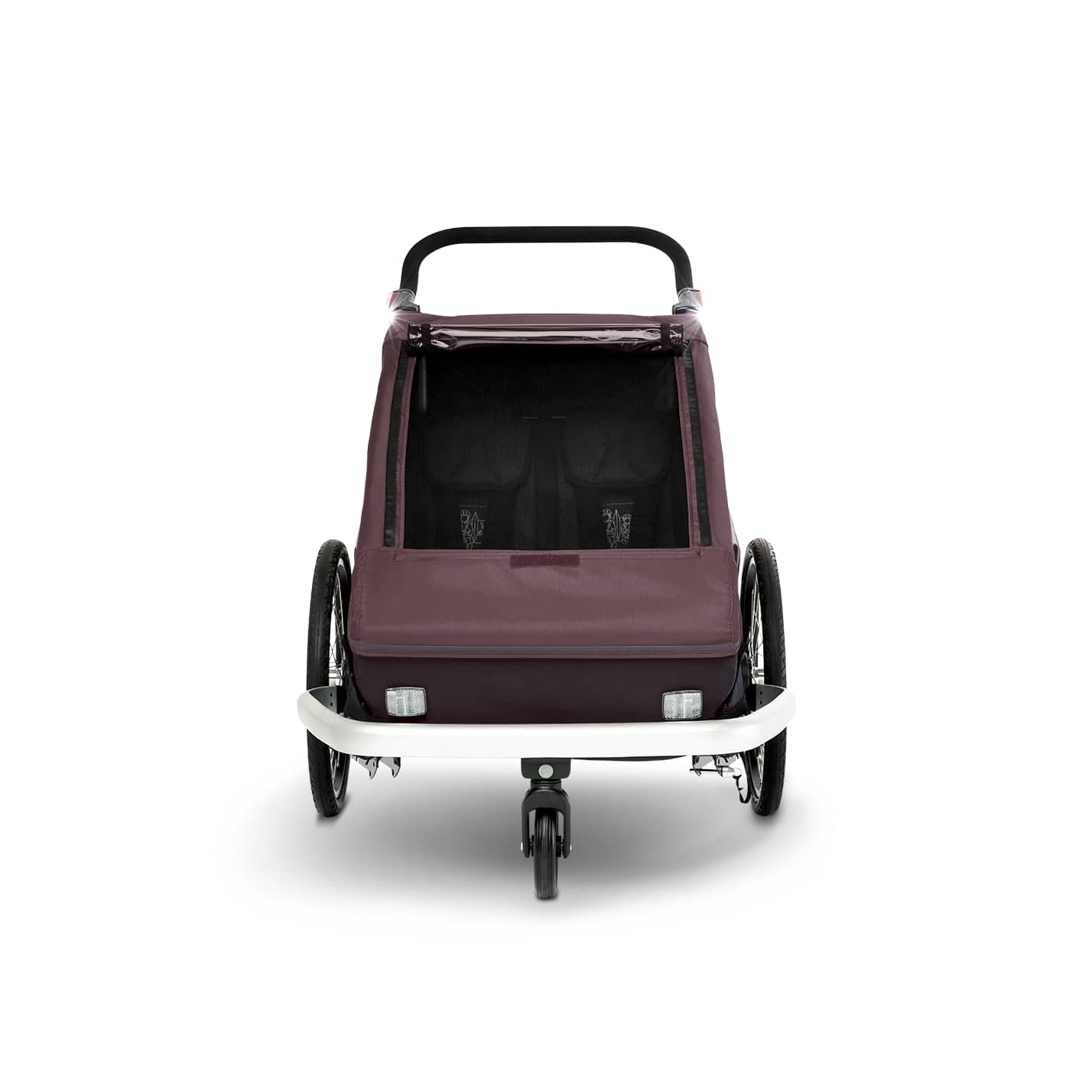 Croozer Kid Vaaya 2 Allseason Geschwisterbundle Kinderanhänger rot