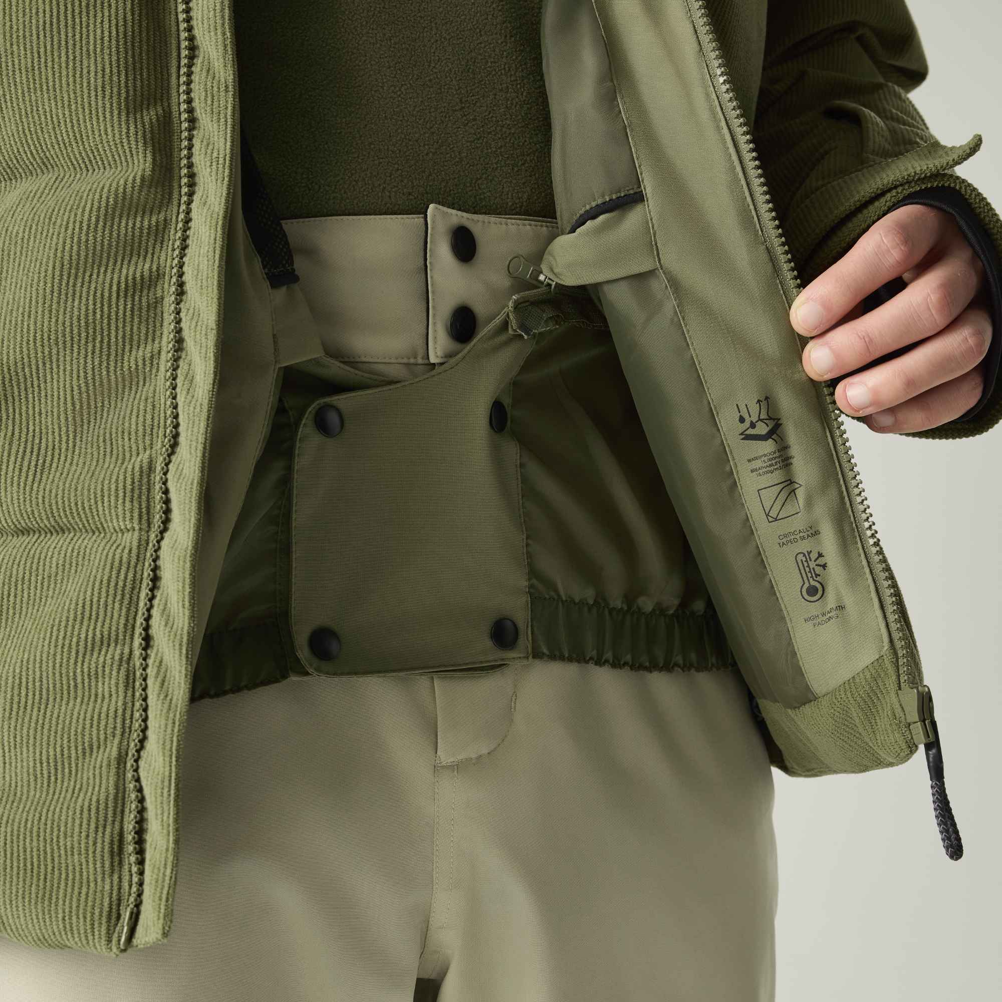 Dare2b Corded Fahrrad Winterjacke Herren