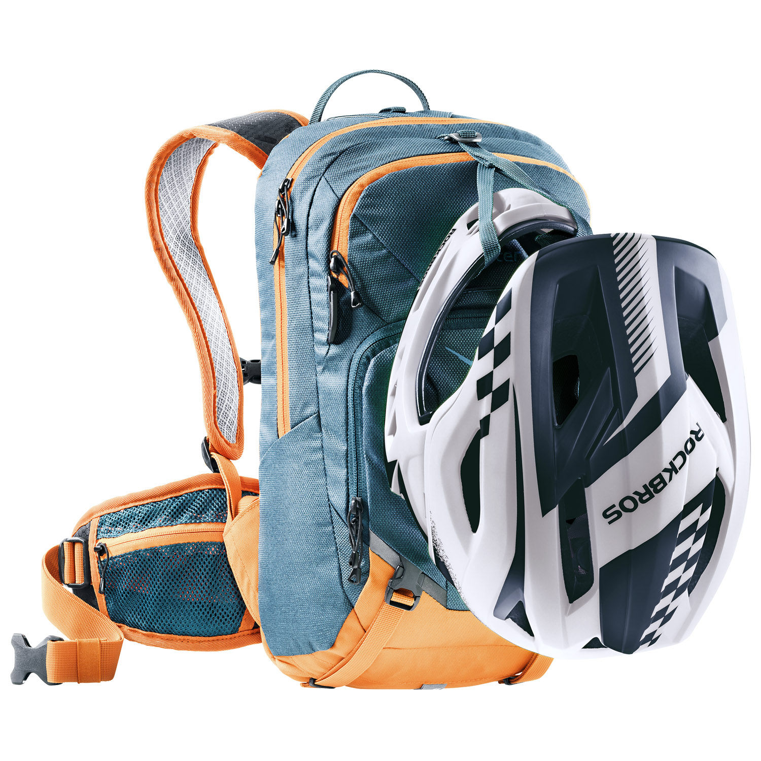 Deuter Attack 8 Junior Protektor-Rucksack arctic-mandarine