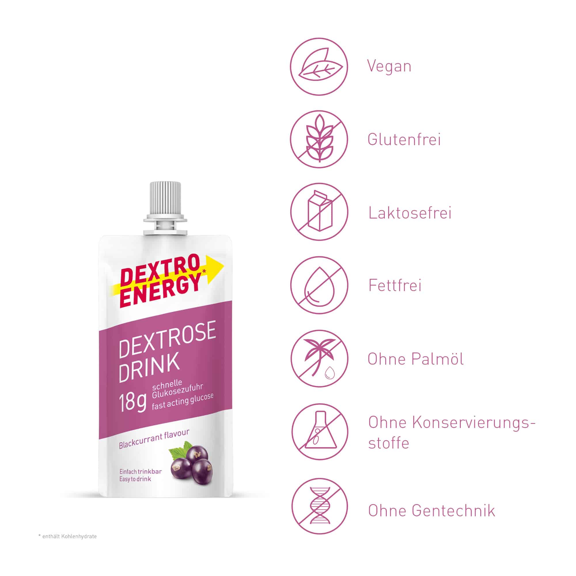Dextro Energy* Dextrose Drink Energie-Gel 3er-Set (3 x 50 ml)
