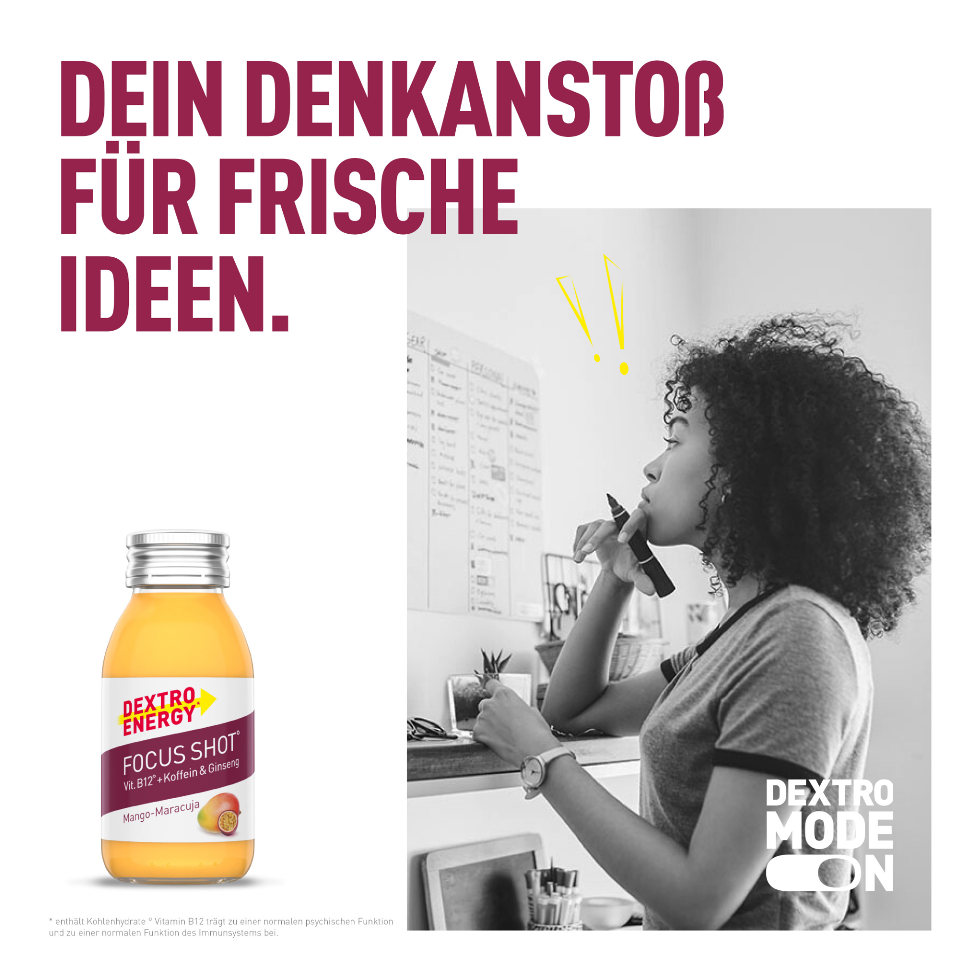 Dextro Energy* Focus Shot Sportgetränk (60 ml)