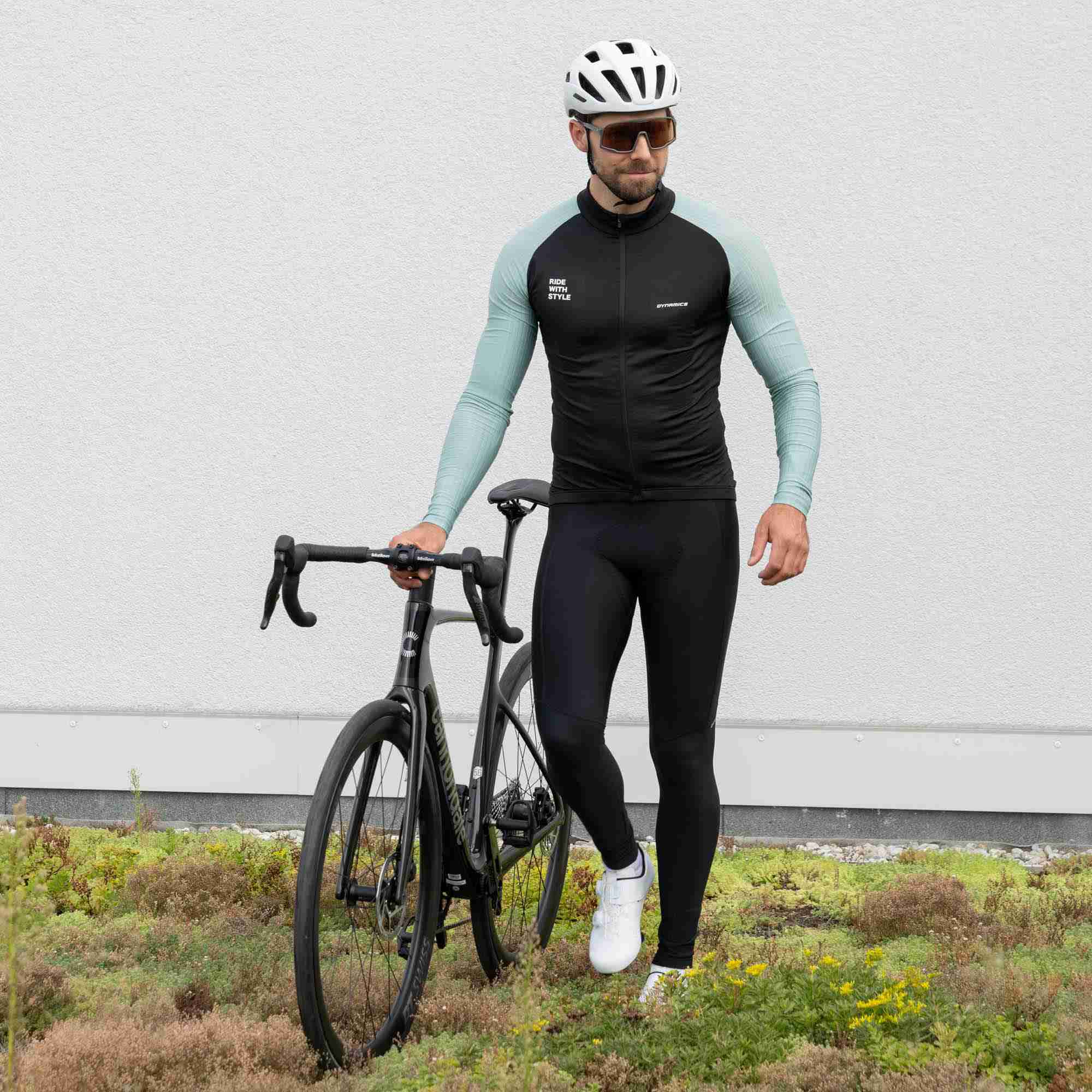 Dynamics Elegant Line Winter Radtrikot Herren langarm