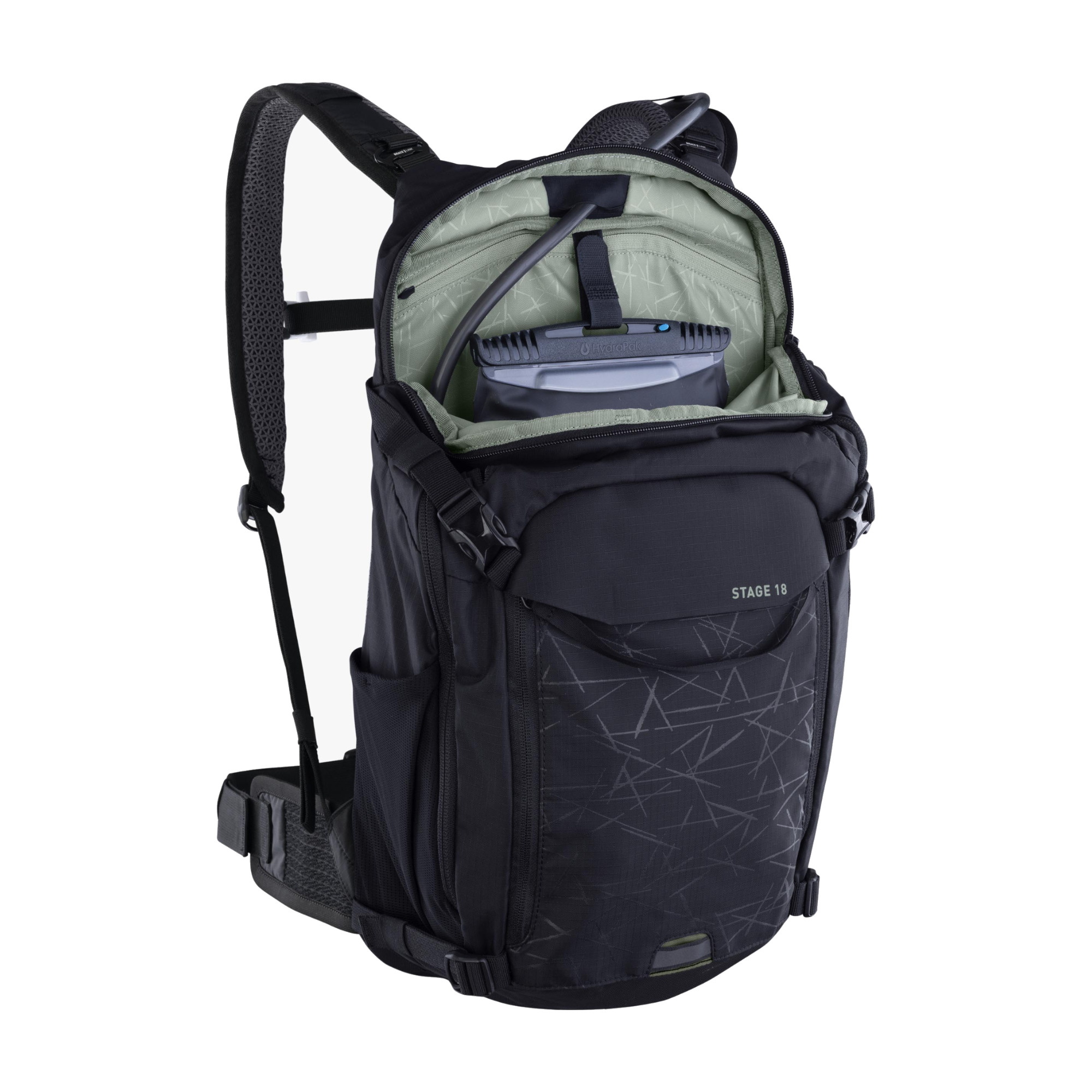 Evoc Stage 18 Fahrradrucksack schwarz