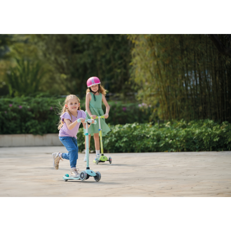Globber Primo Lights Kinderroller mint