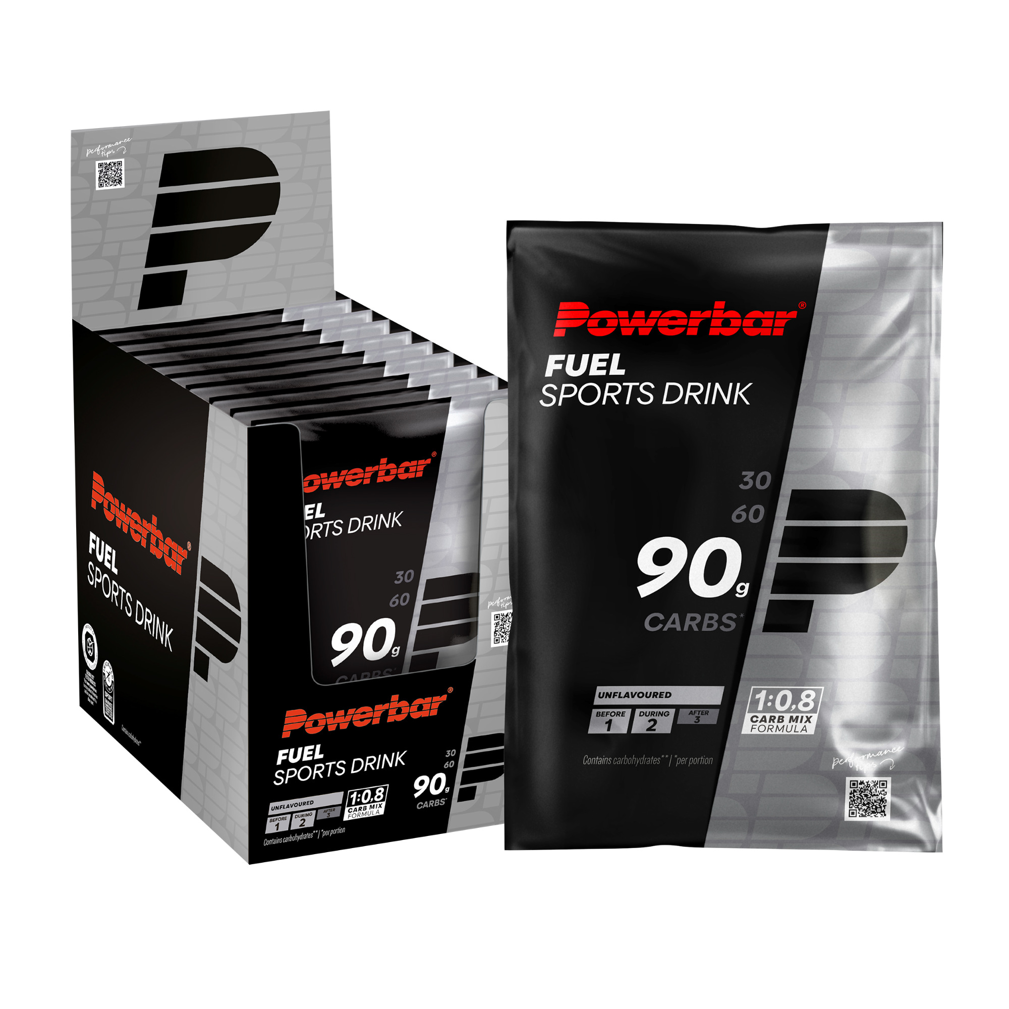 Powerbar Black Line Fuel 90 Sports Drink Sportgetränkepulver Box (10x94 g)