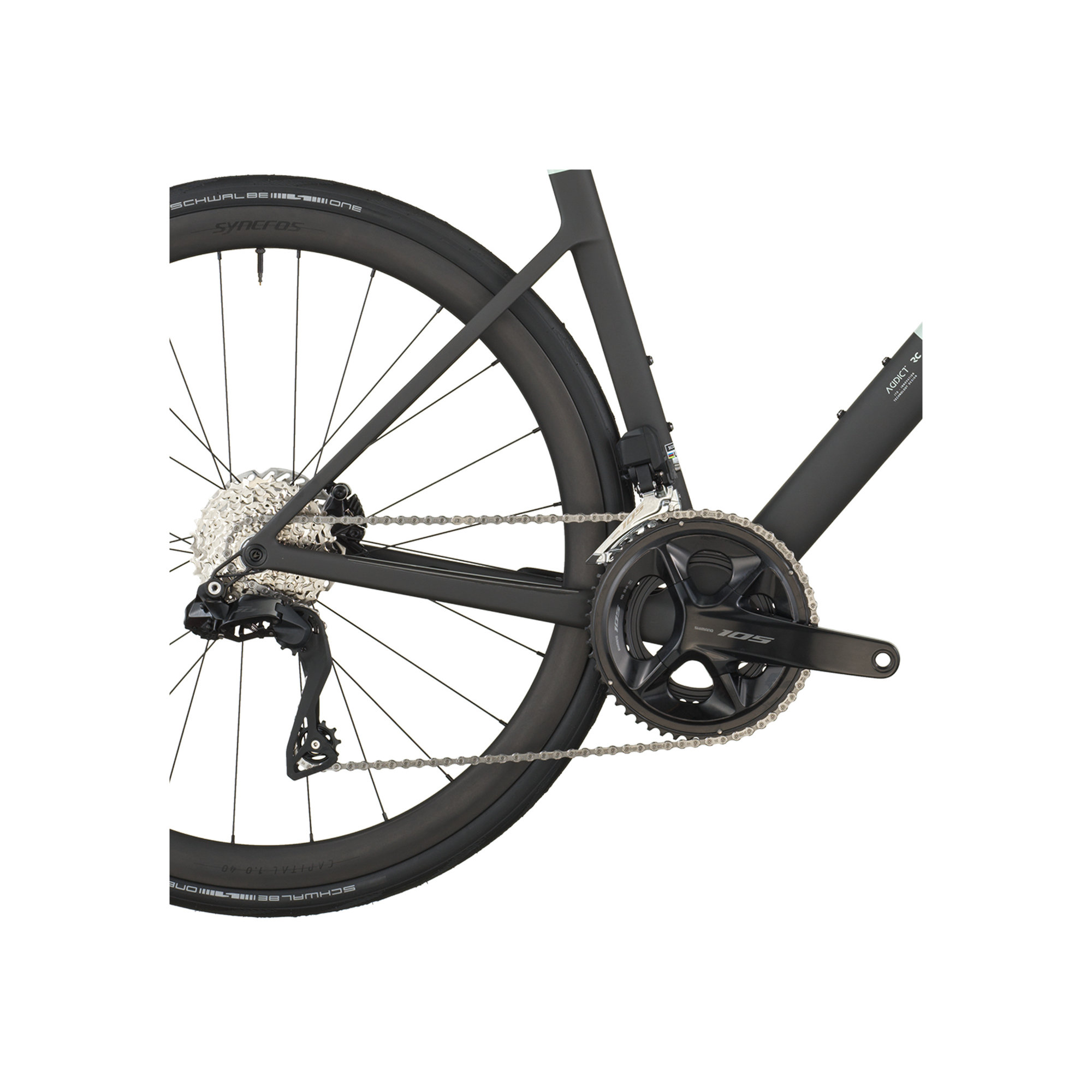 Scott Addict RC 30 Rennrad Herren 28" grün