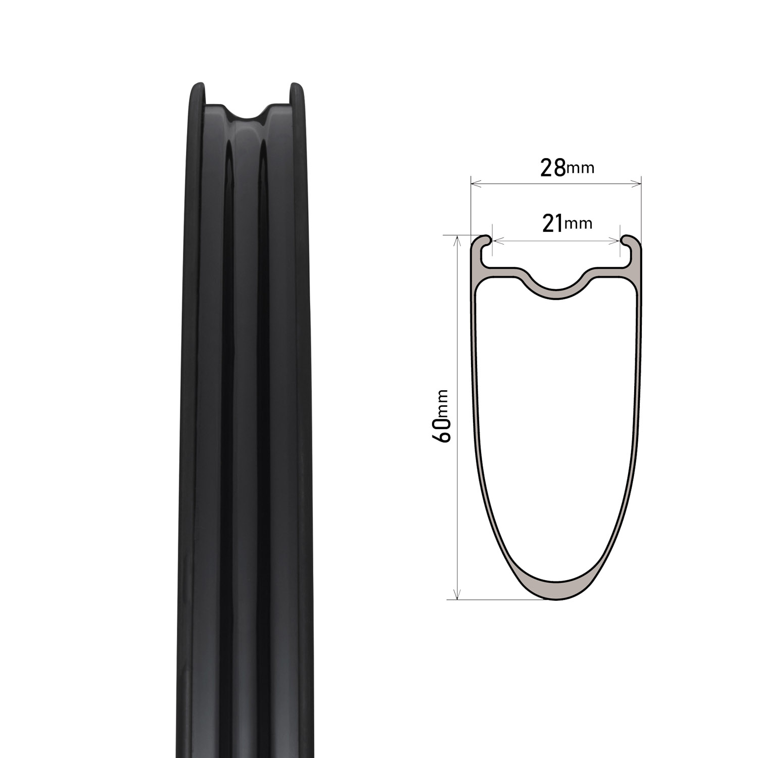 Shimano Dura Ace WH-R9270-C60-TL Laufradsatz (28"/Tubeless)