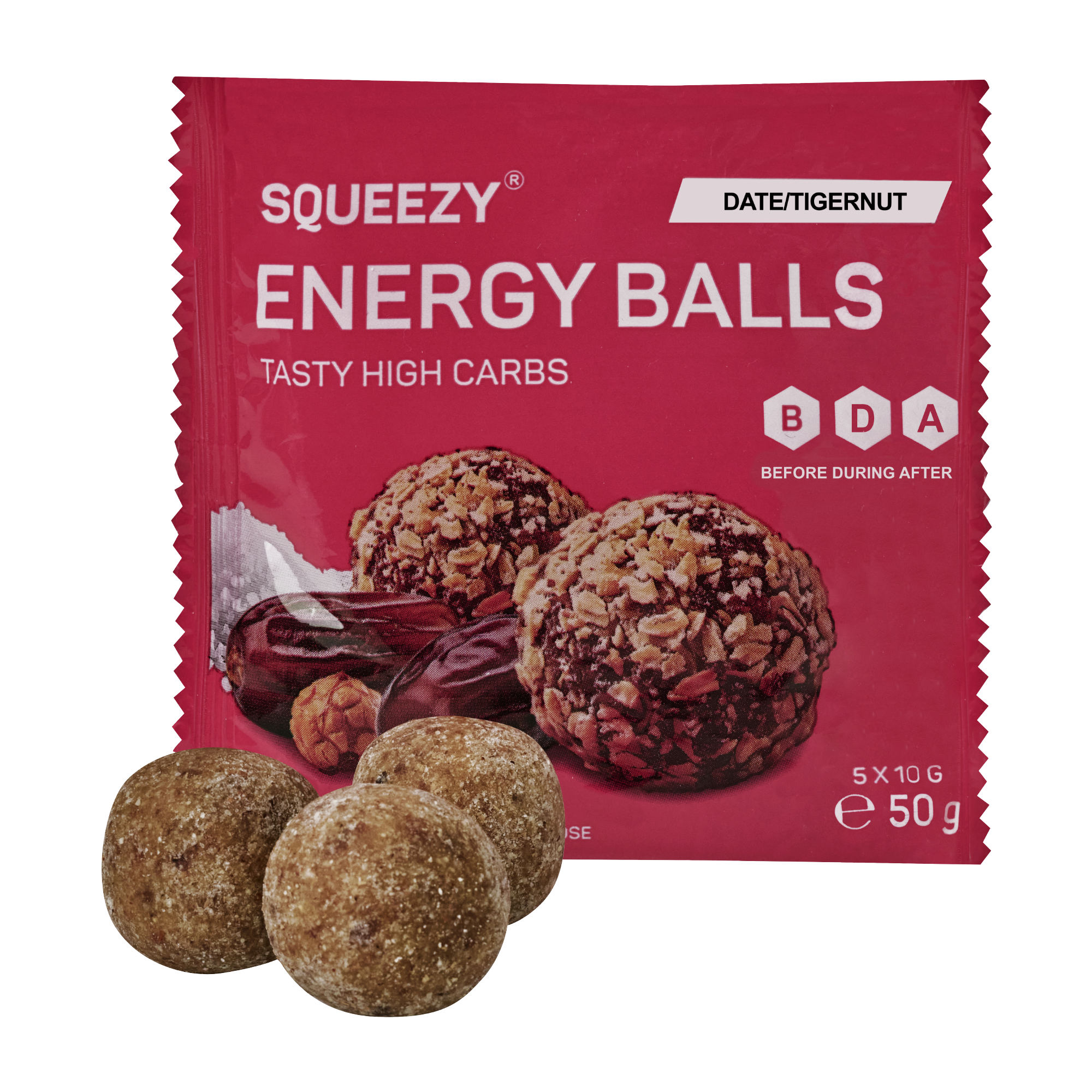 Squeezy Energy Balls Energiebällchen Box  10 x 50 g