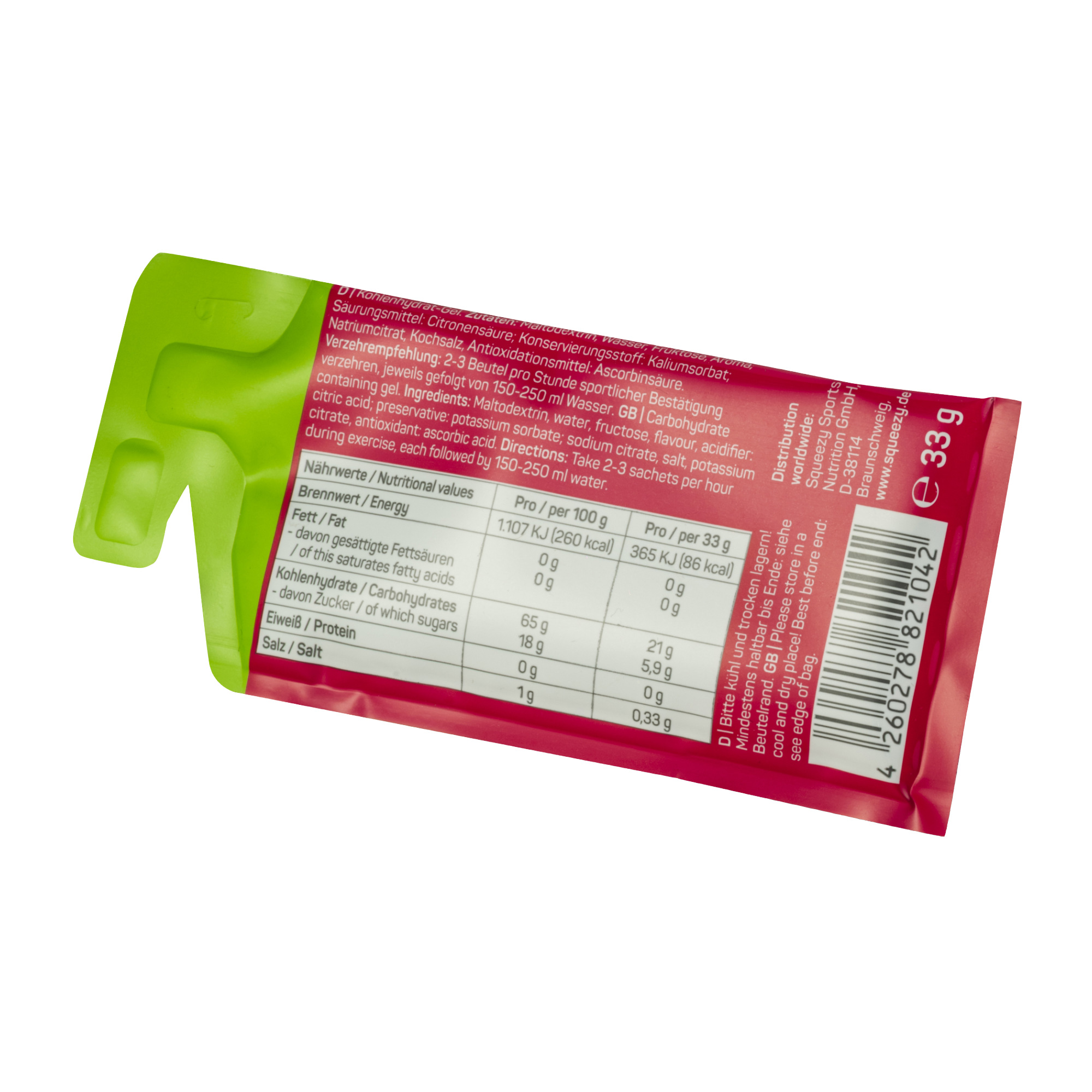 Squeezy Energy Gel vegan (30/33 g)