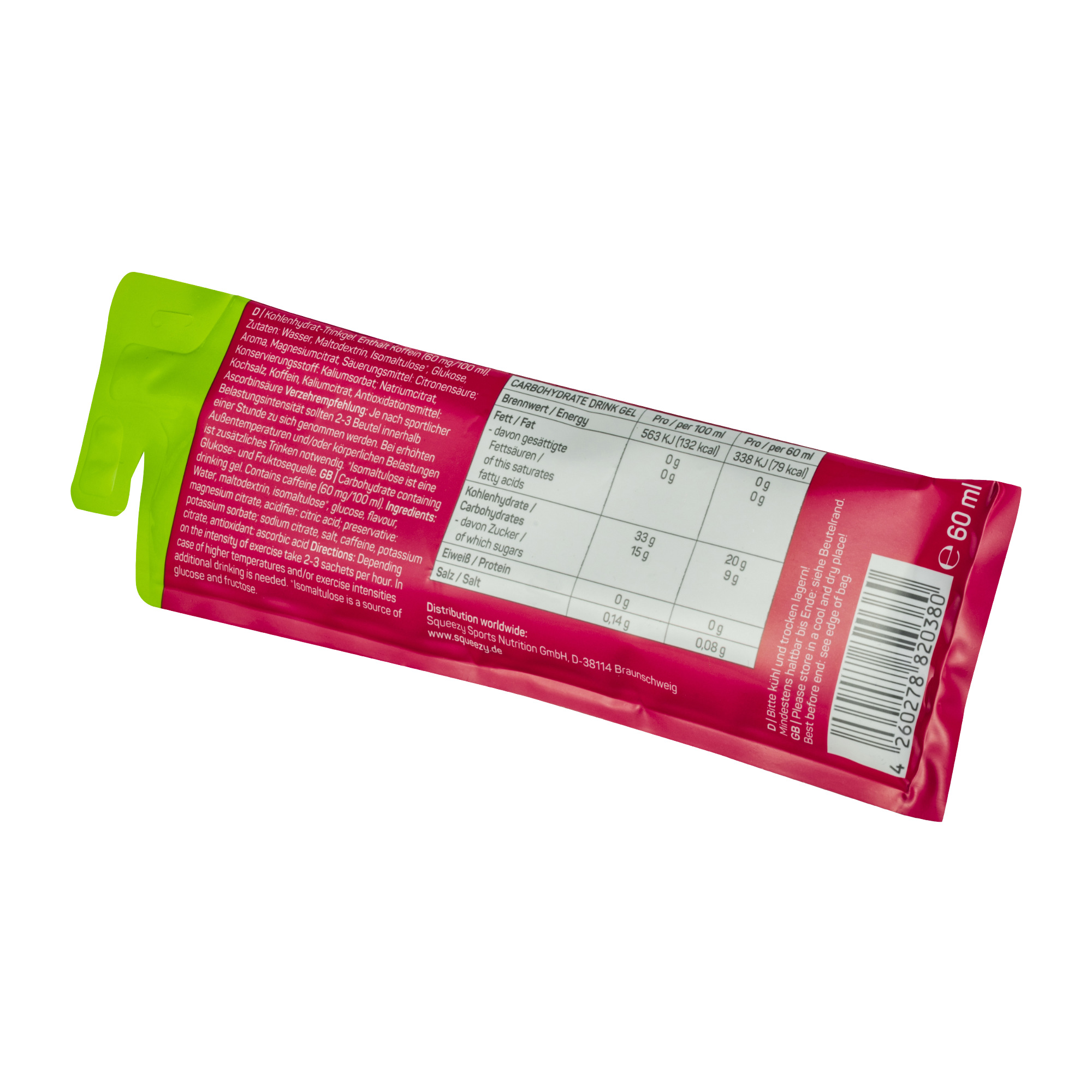 Squeezy Energy Gel vegan (30/33 g)