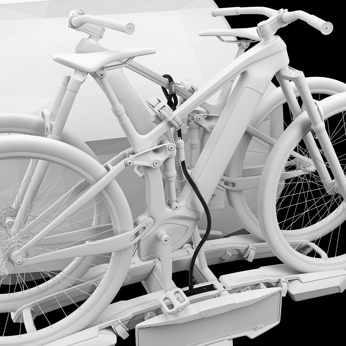 Thule Epos 3 ParkSecure Fahrradträger Anhängerkupplung inkl. Schloss & Tasche