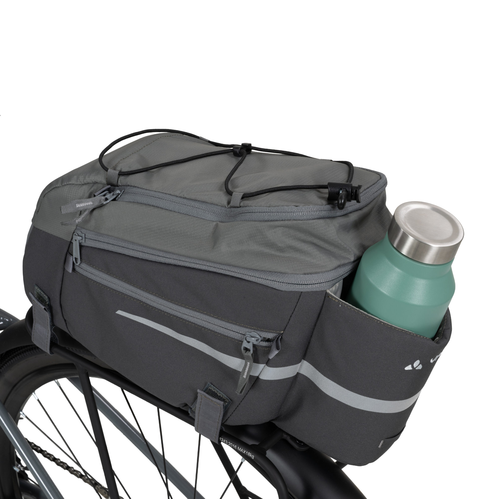 Vaude Silkroad L Gepäckträgertasche grau